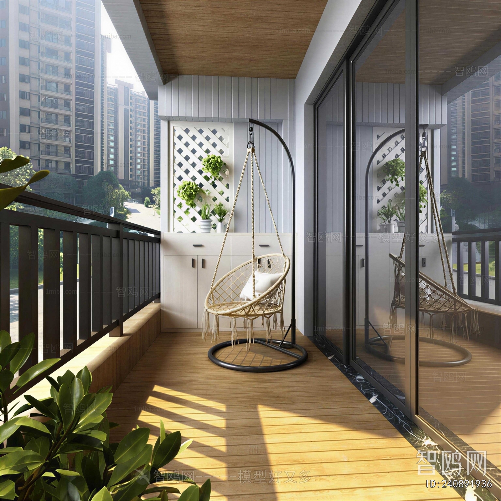 Nordic Style Leisure Balcony