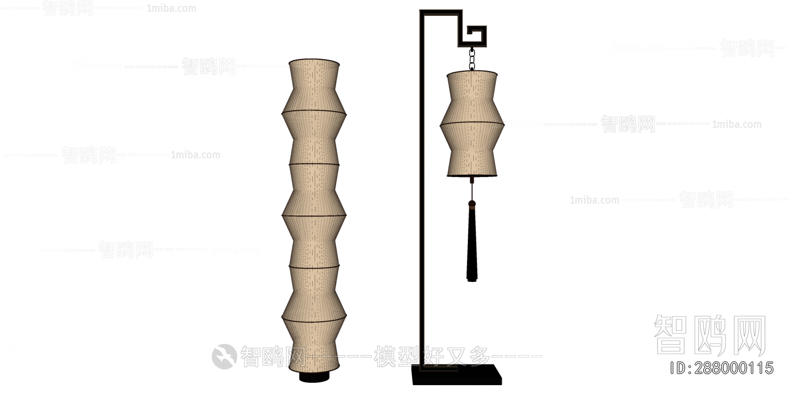 New Chinese Style Floor Lamp