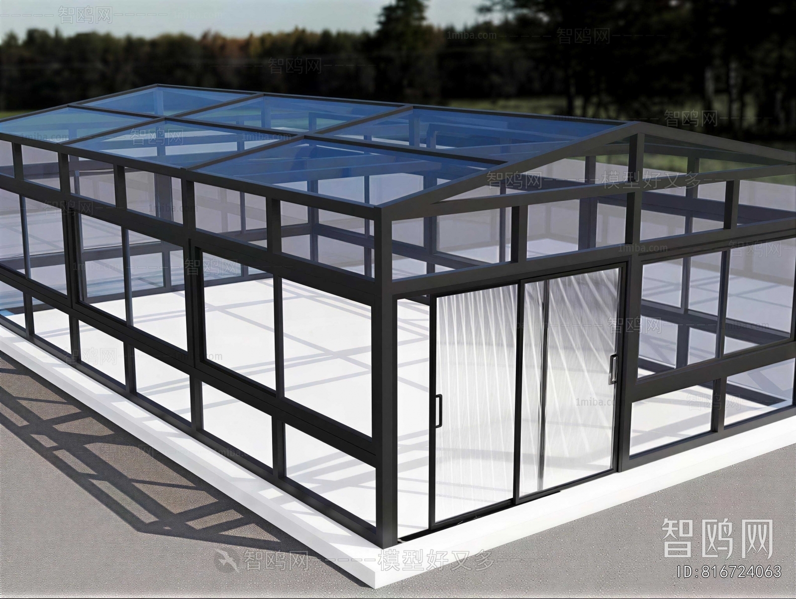 Modern Glass Sunshine Room