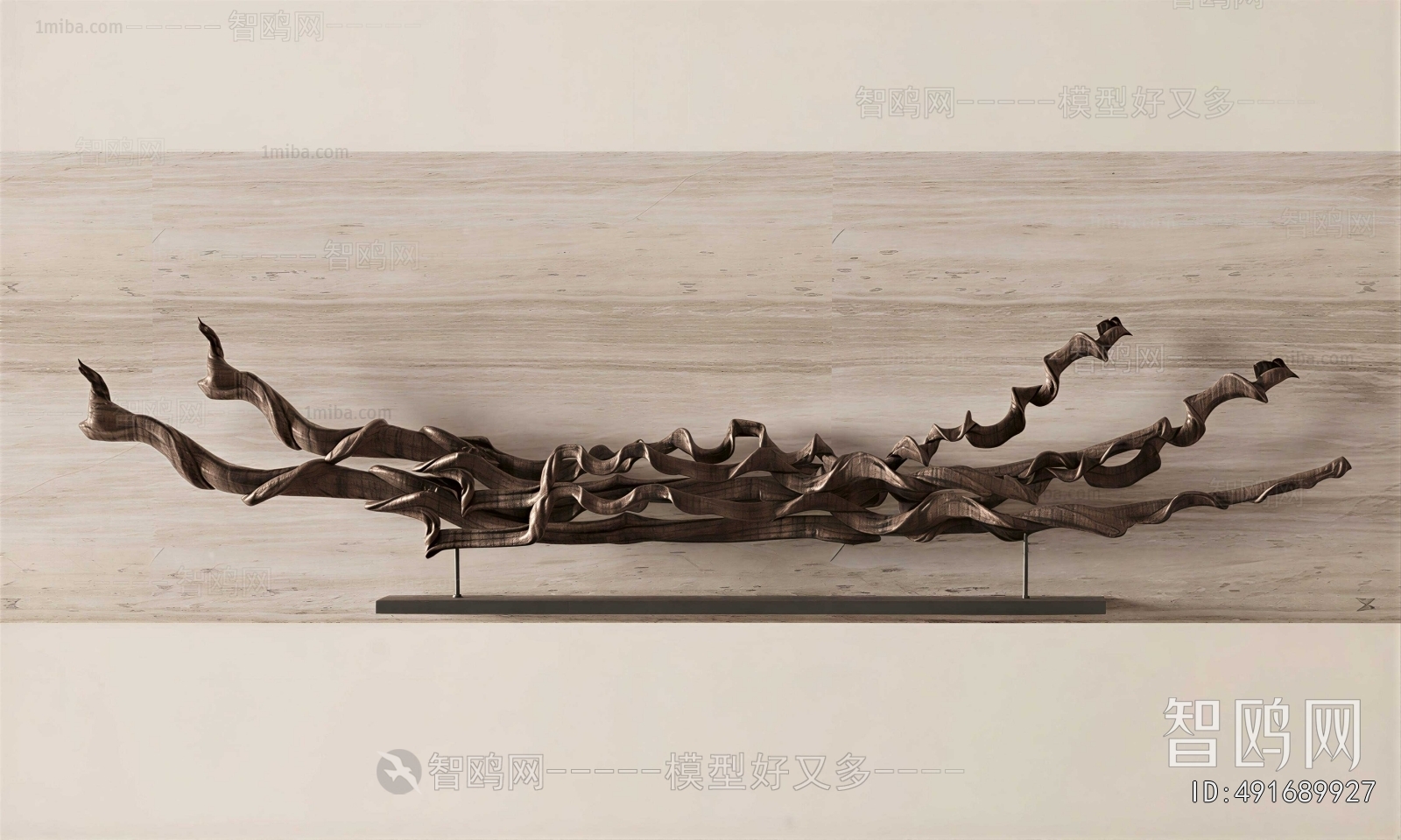 Wabi-sabi Style Root Carving