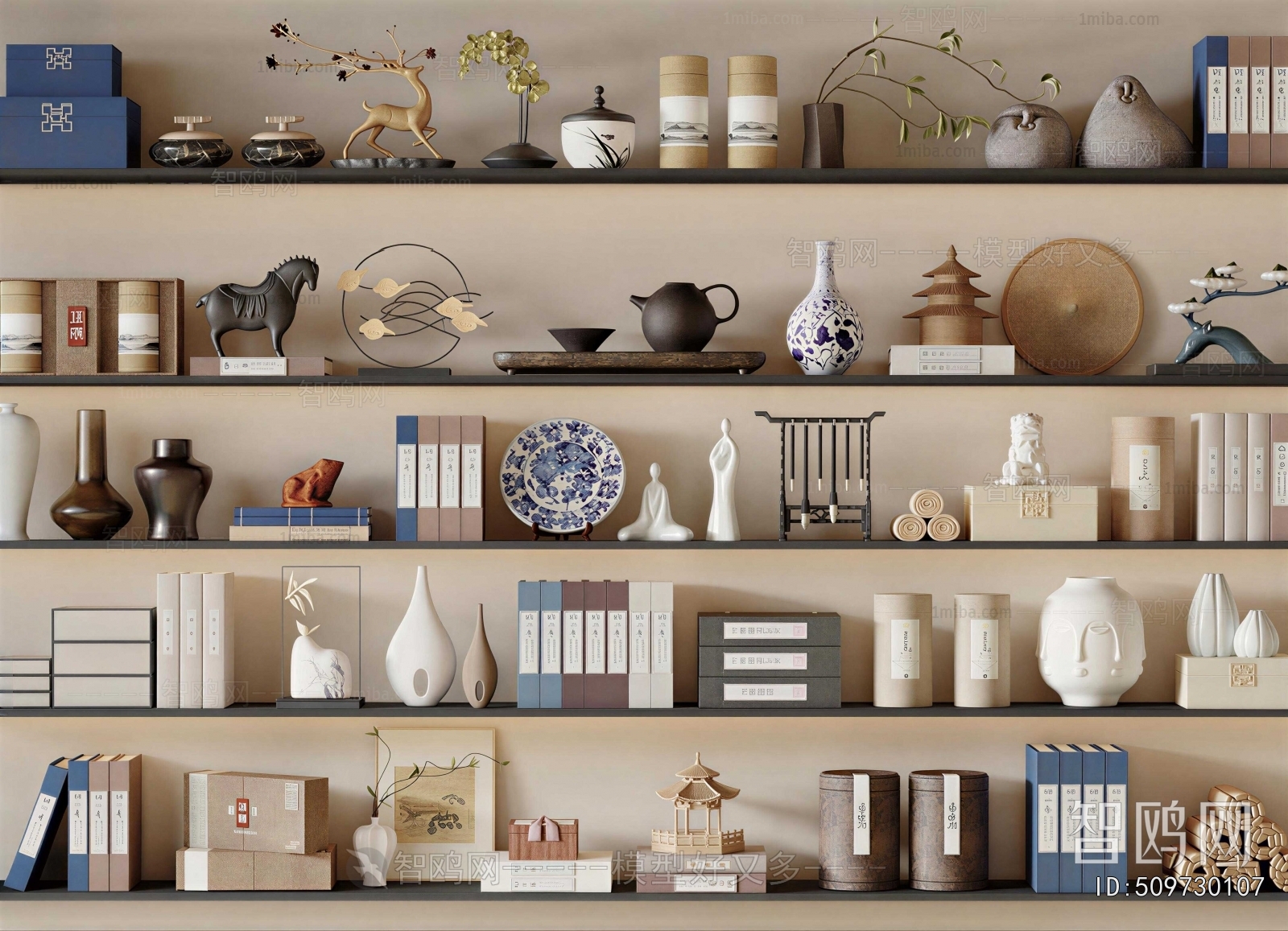 New Chinese Style Decorative Set