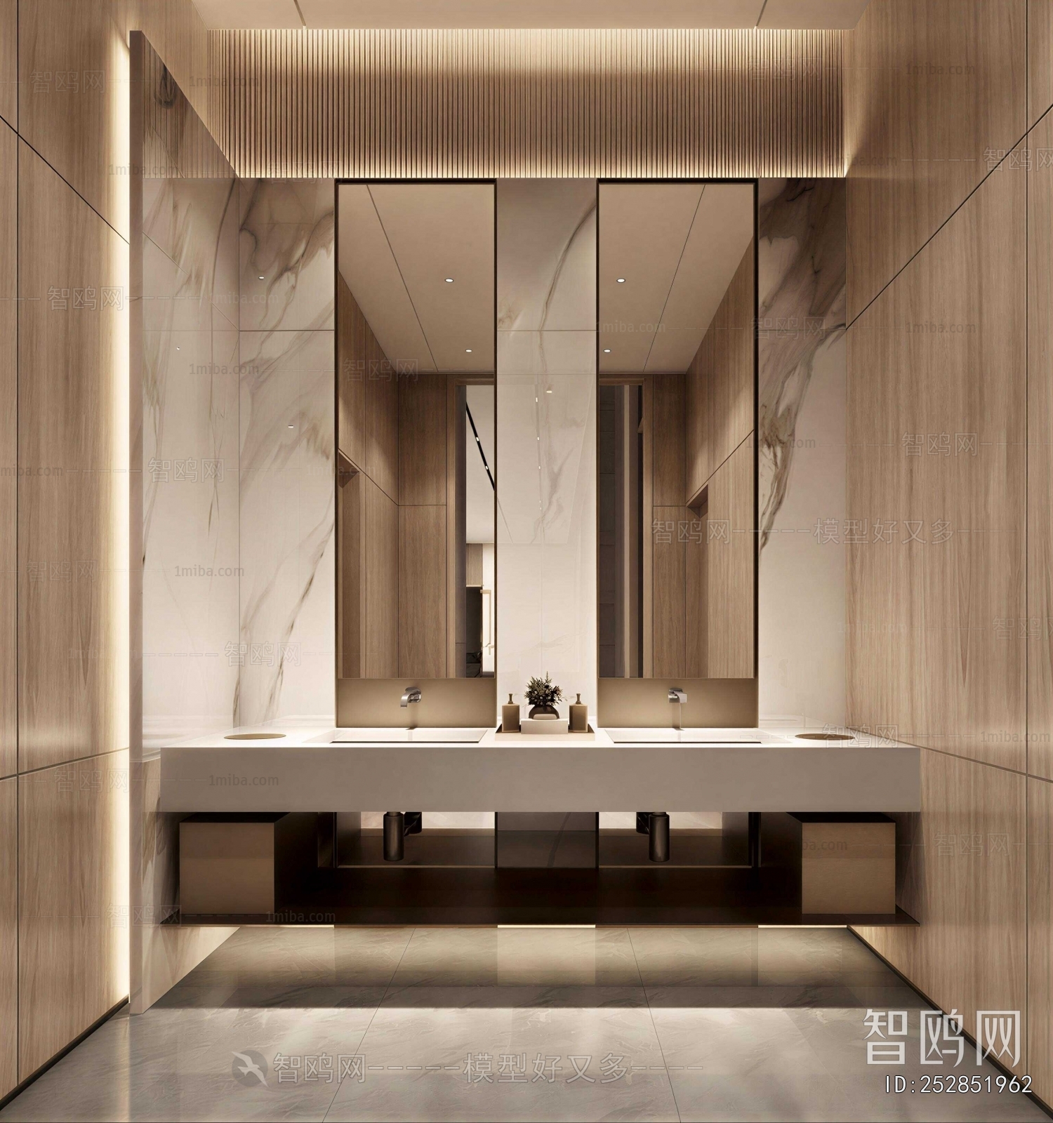 Modern Public Toilet
