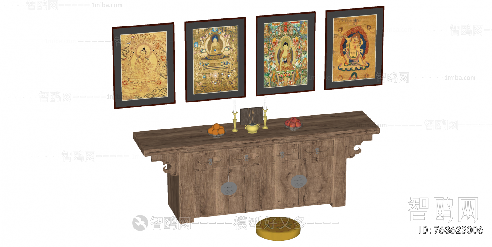 New Chinese Style Buddhist Niche