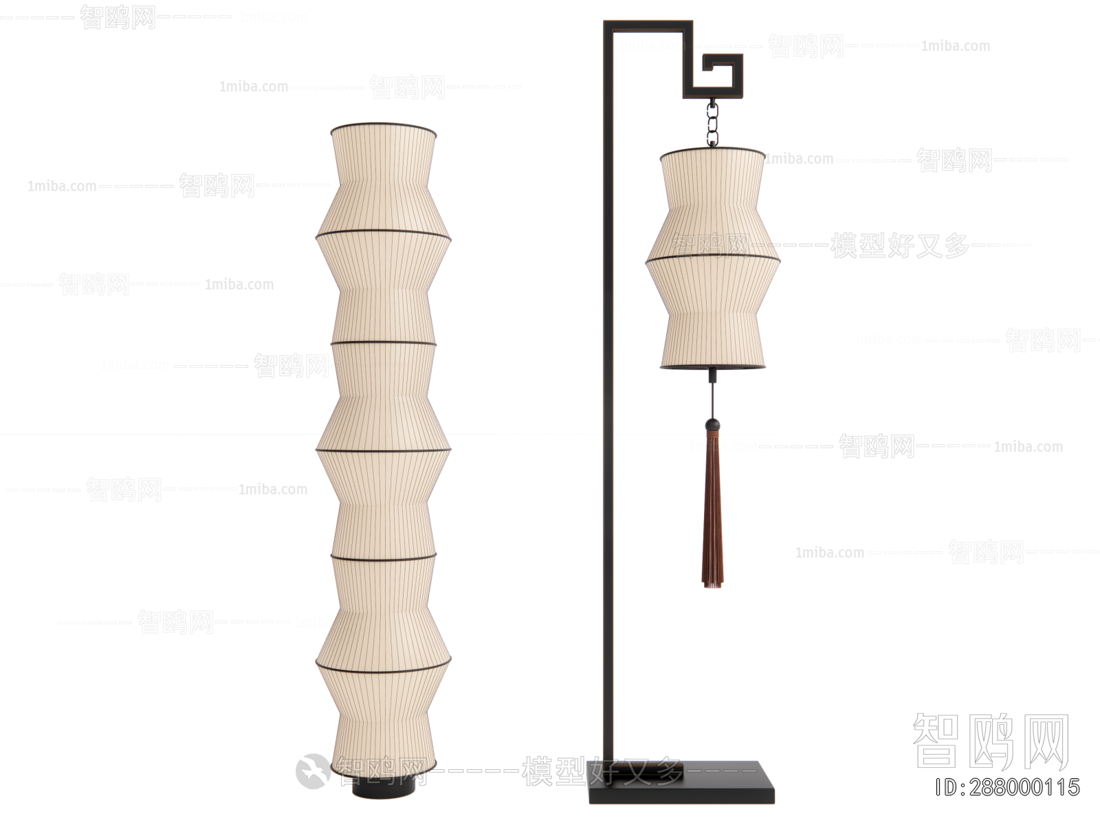 New Chinese Style Floor Lamp