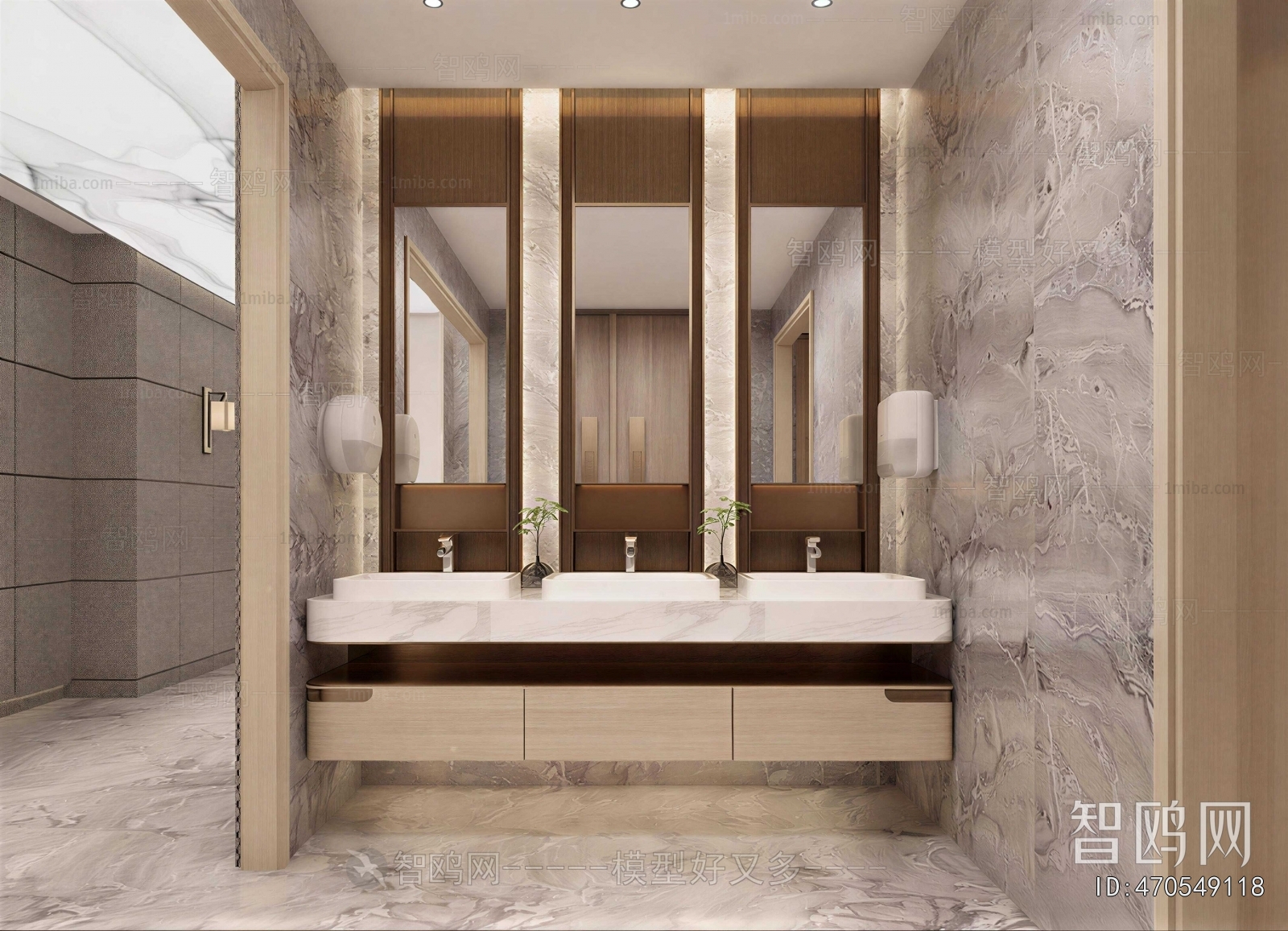 Modern Public Toilet