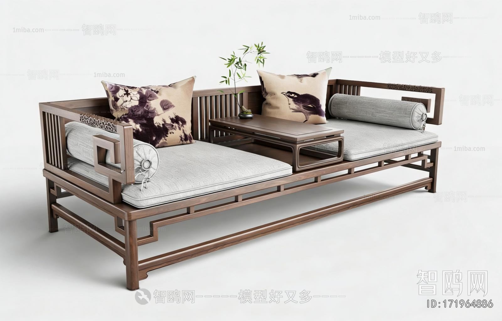 New Chinese Style Arhat Bed