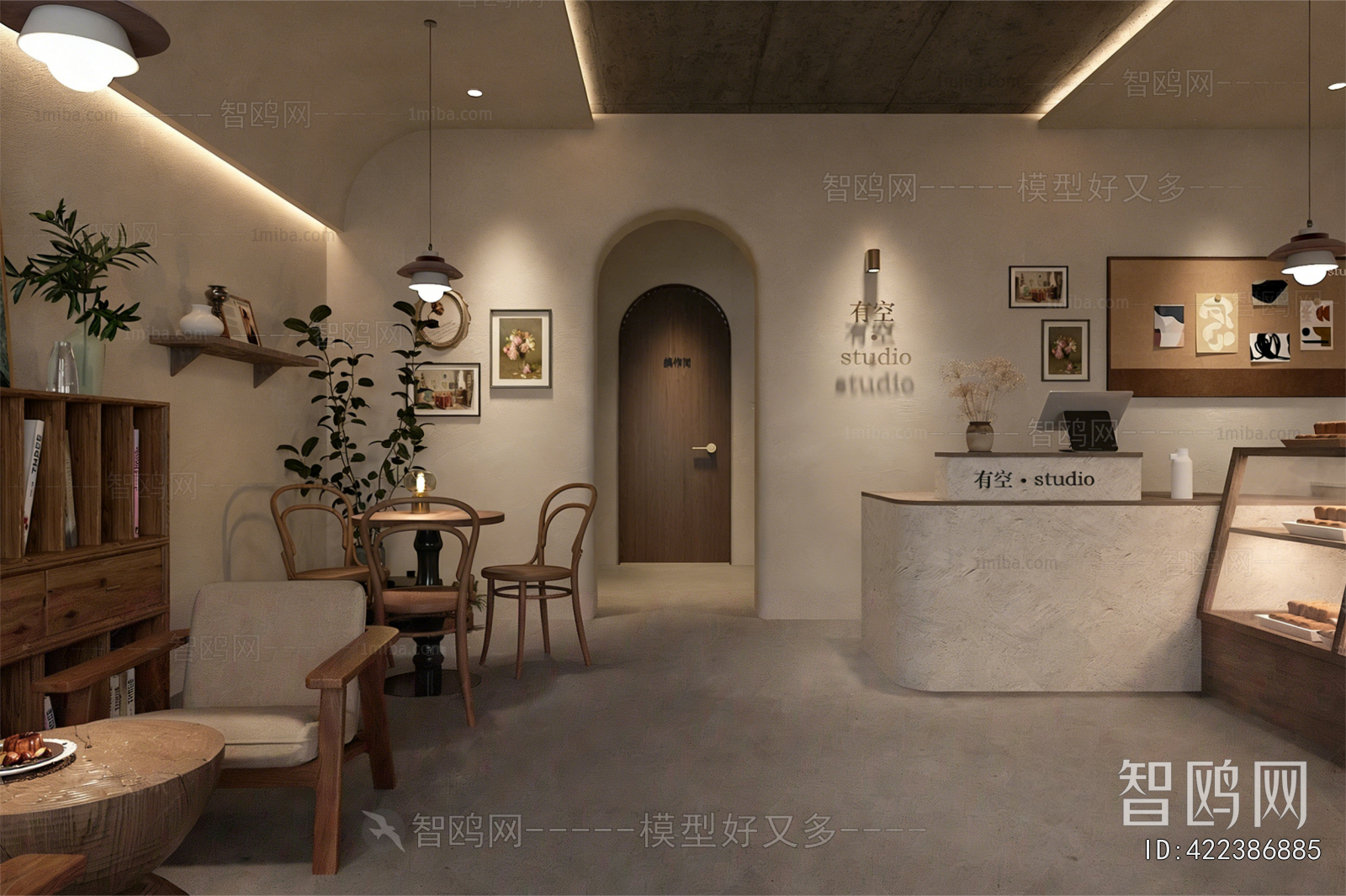 Wabi-sabi Style Dessert Shop