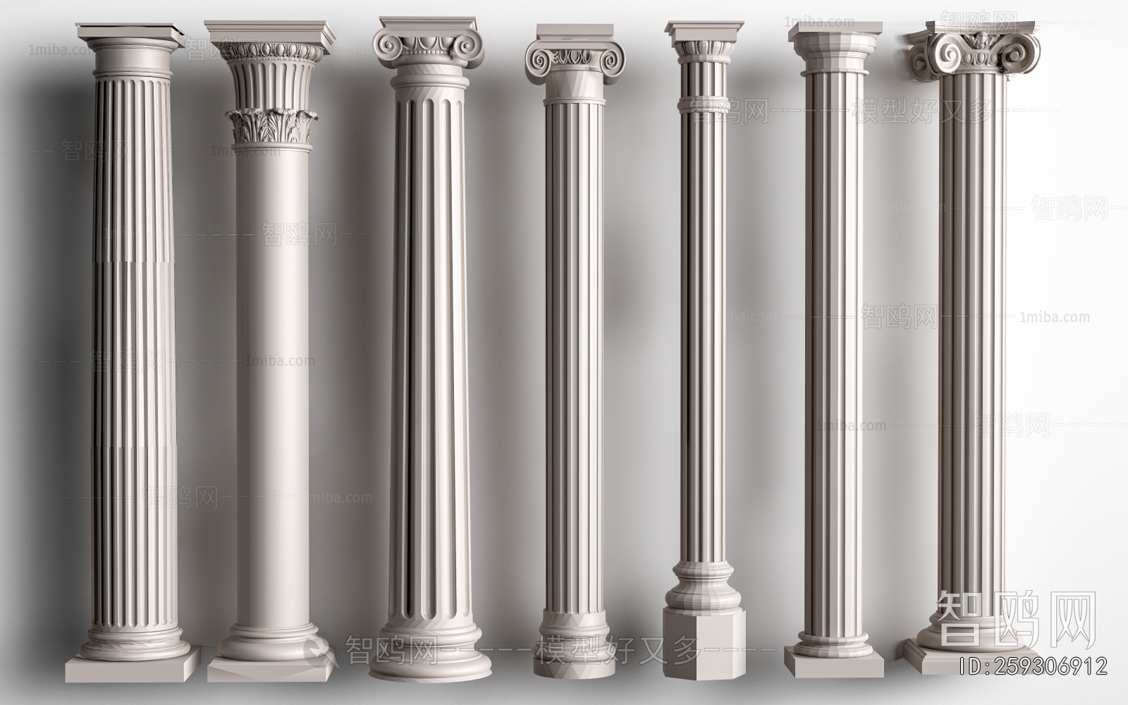 European Style Roman Pillar
