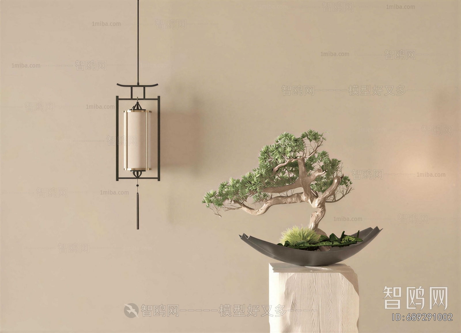 New Chinese Style Bonsai