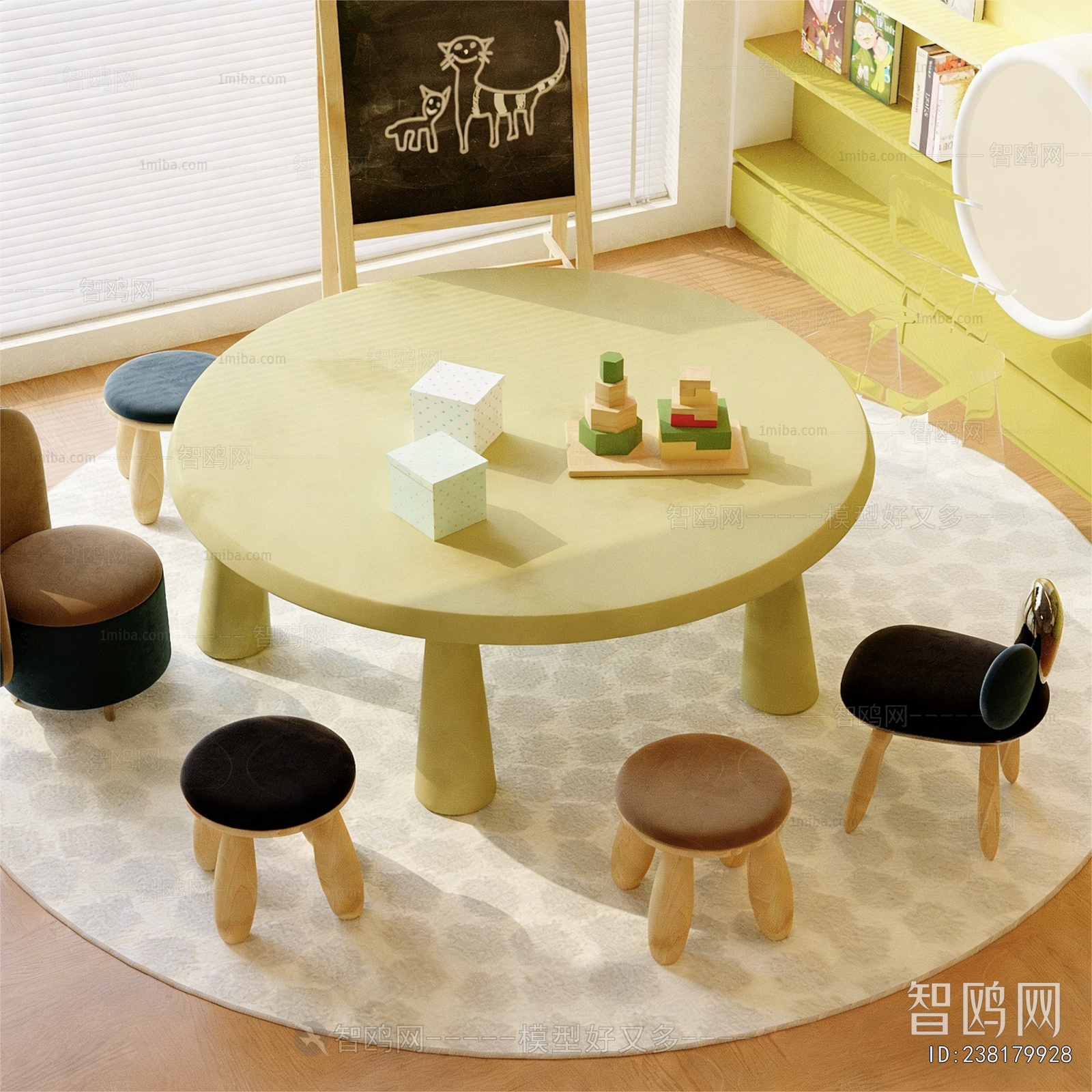 Modern Children's Table/chair