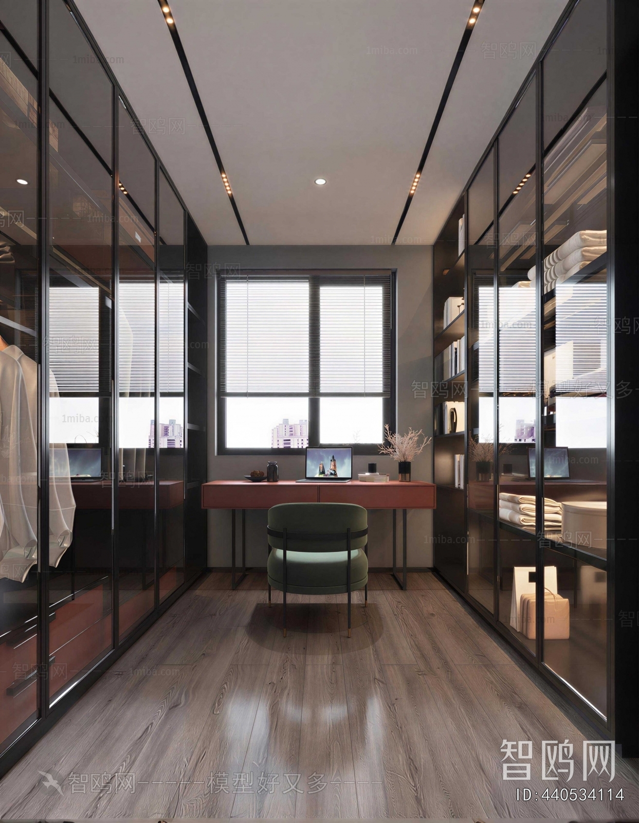 Modern Clothes Storage Area