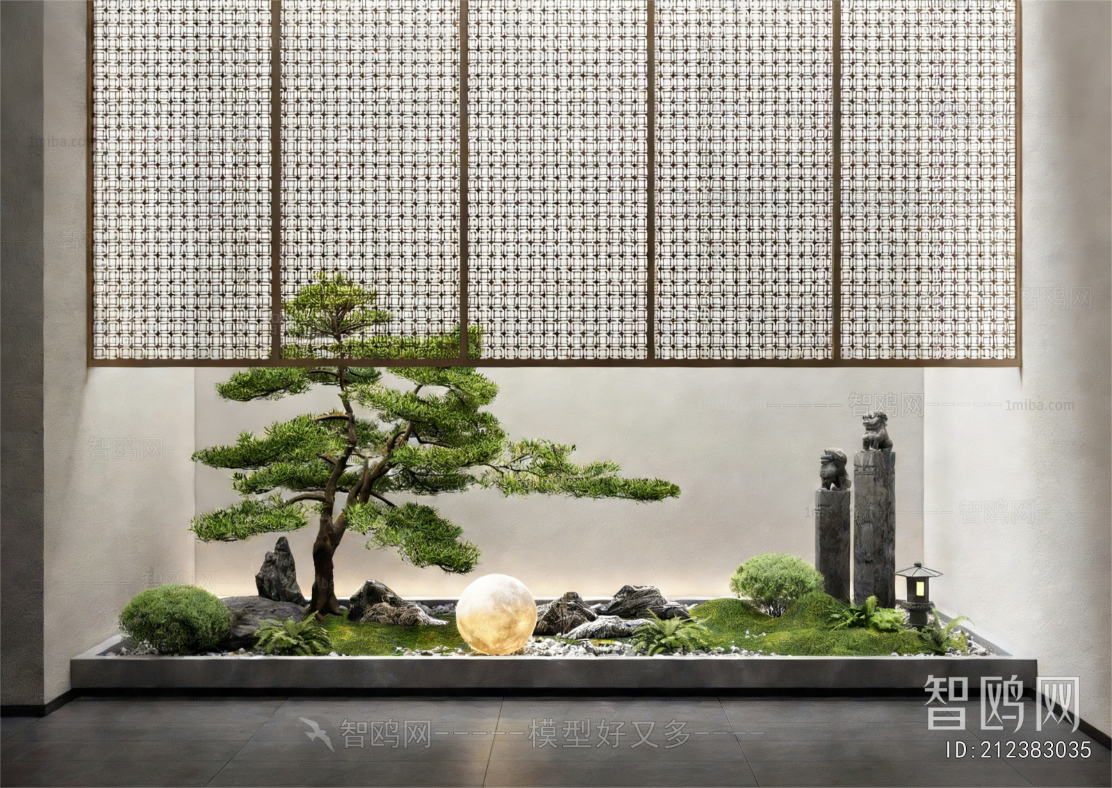 New Chinese Style Plant Landscaping