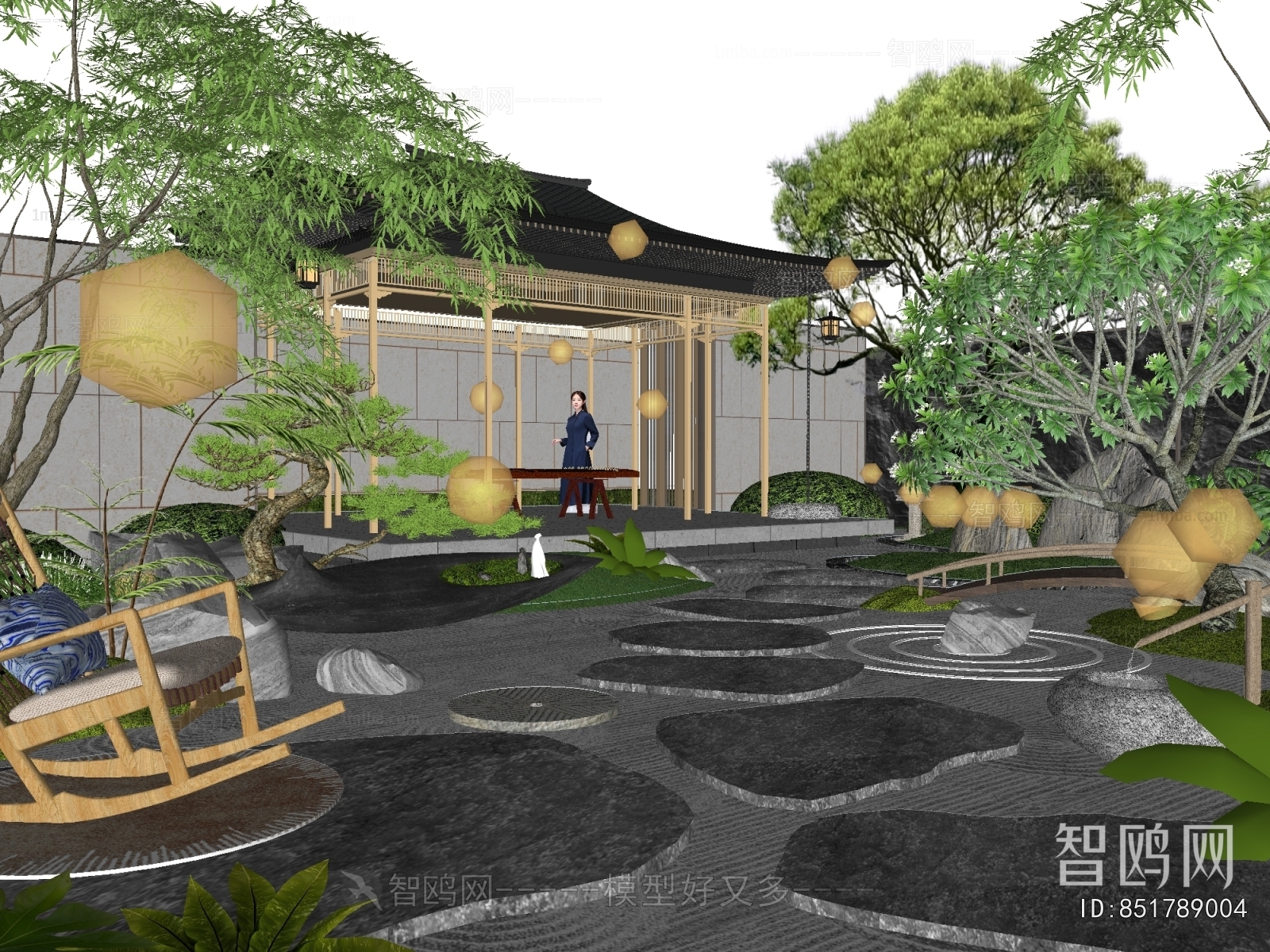 Modern Courtyard/landscape