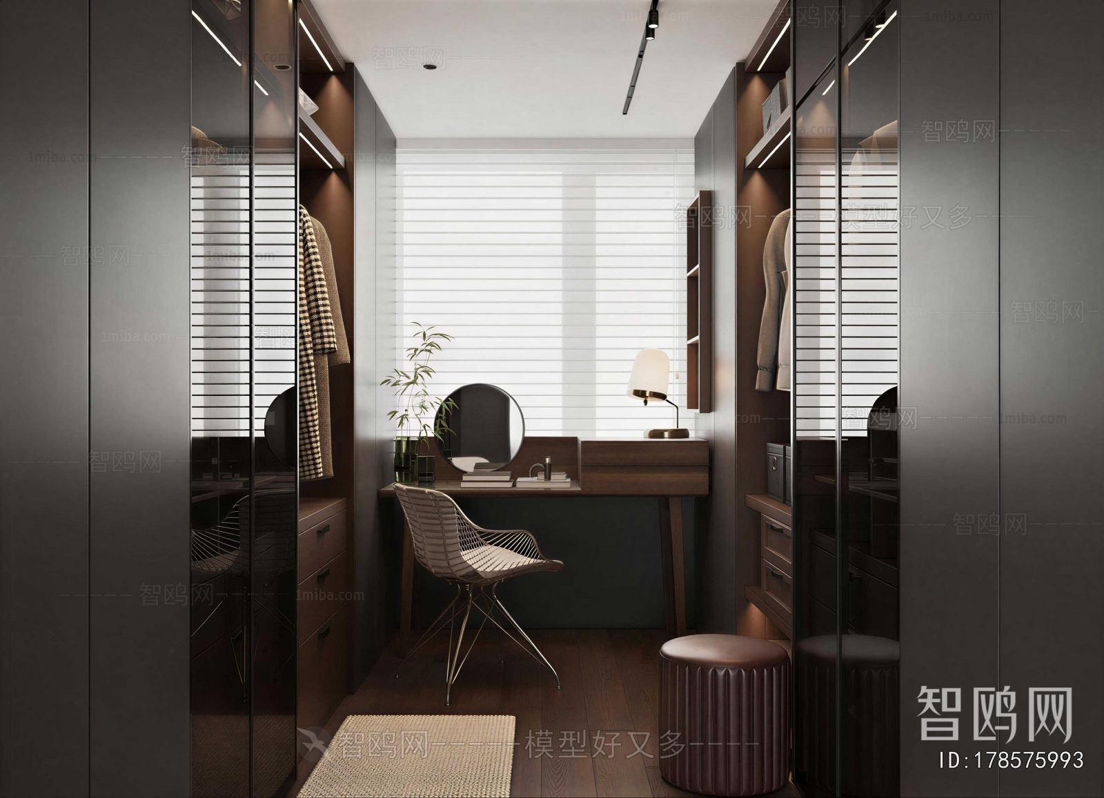 Modern Clothes Storage Area