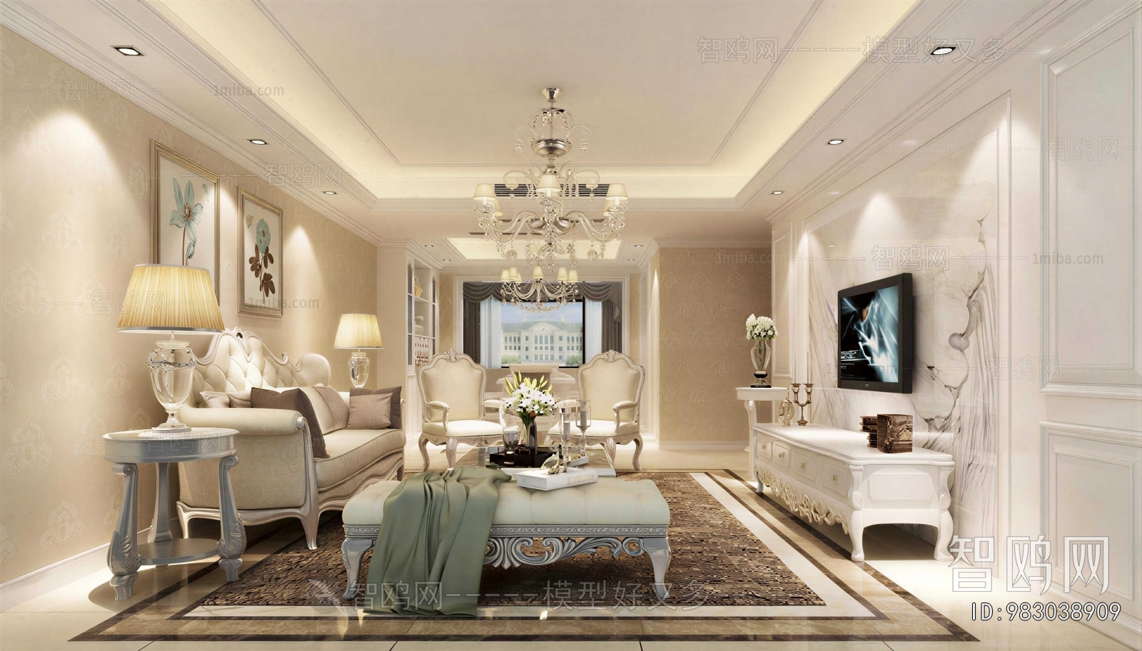 European Style A Living Room