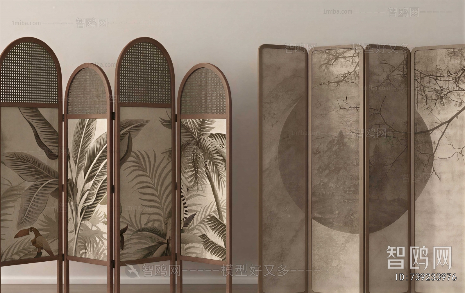 Wabi-sabi Style Partition