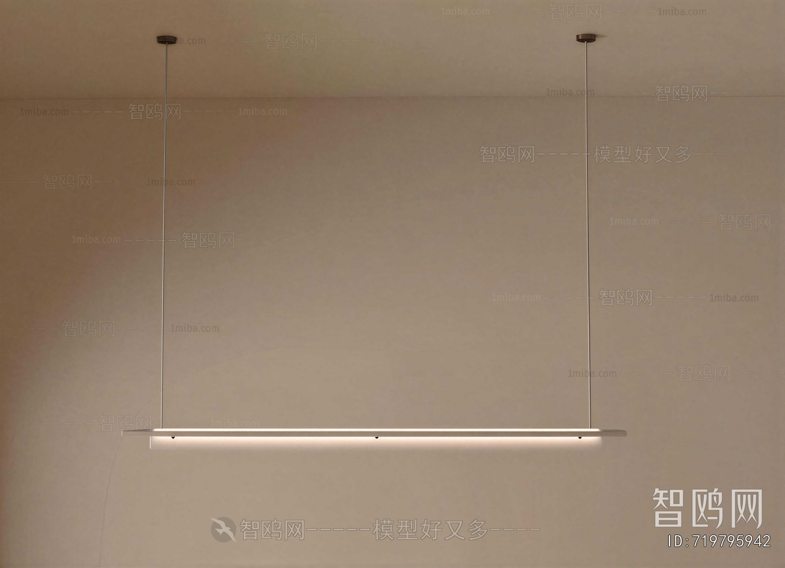 Modern Long Chandelier