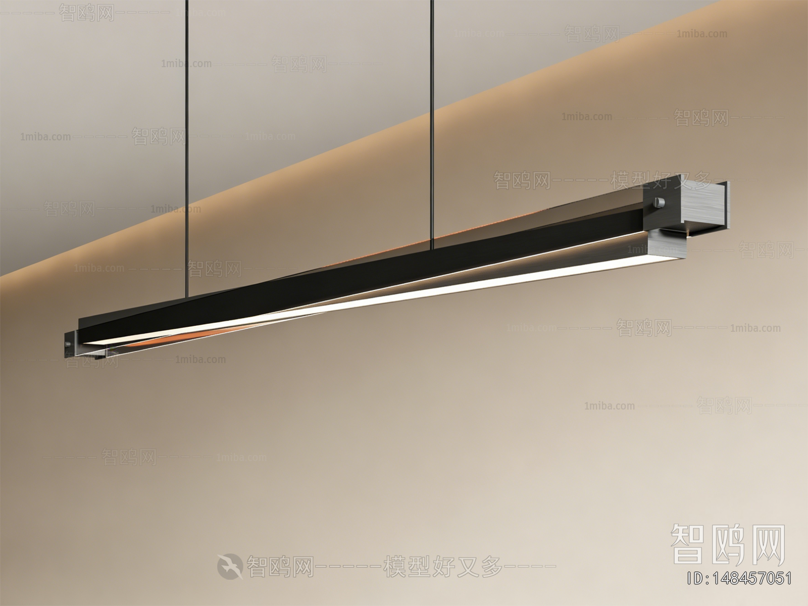 Modern Long Chandelier