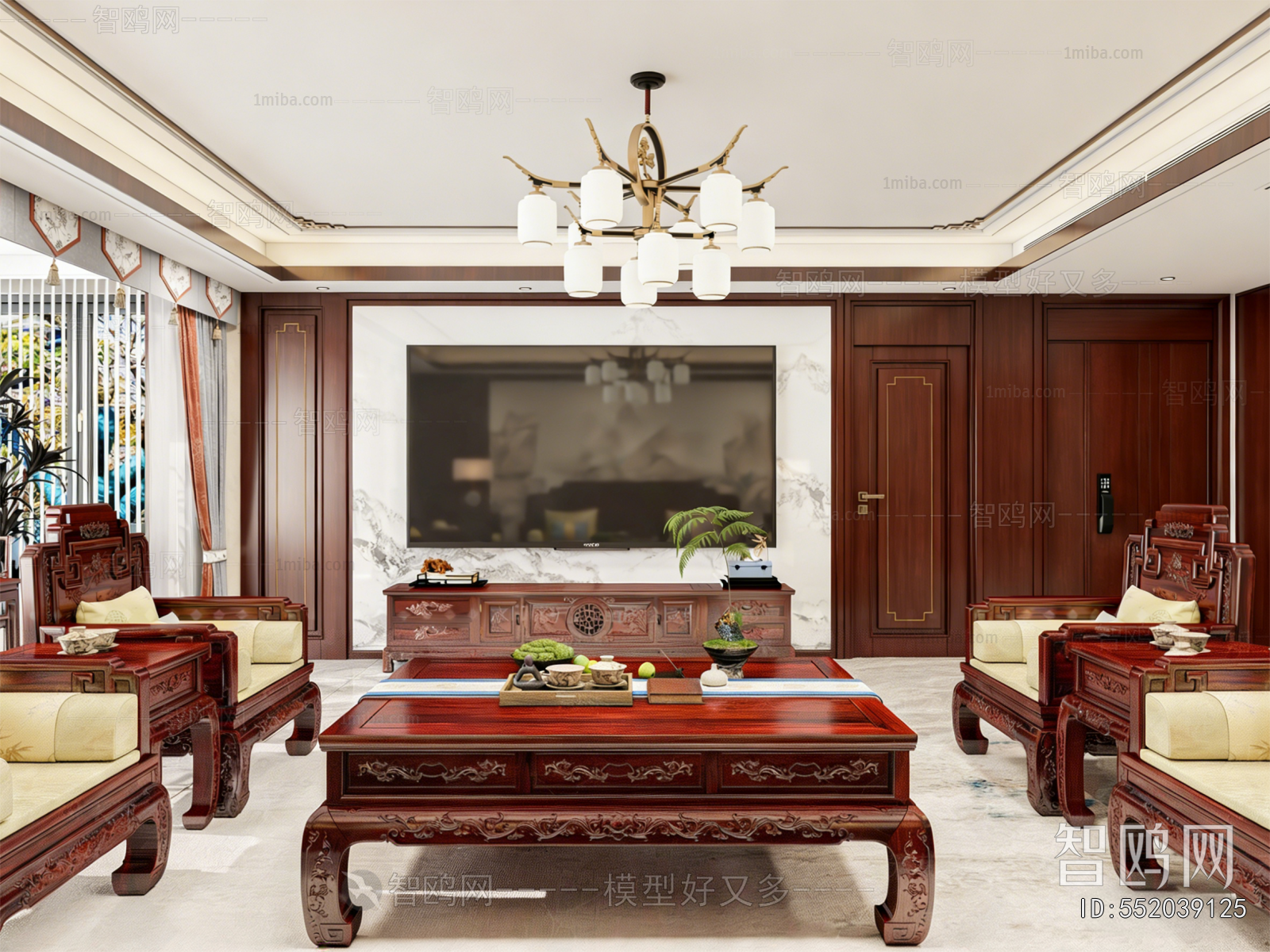 Chinese Style A Living Room