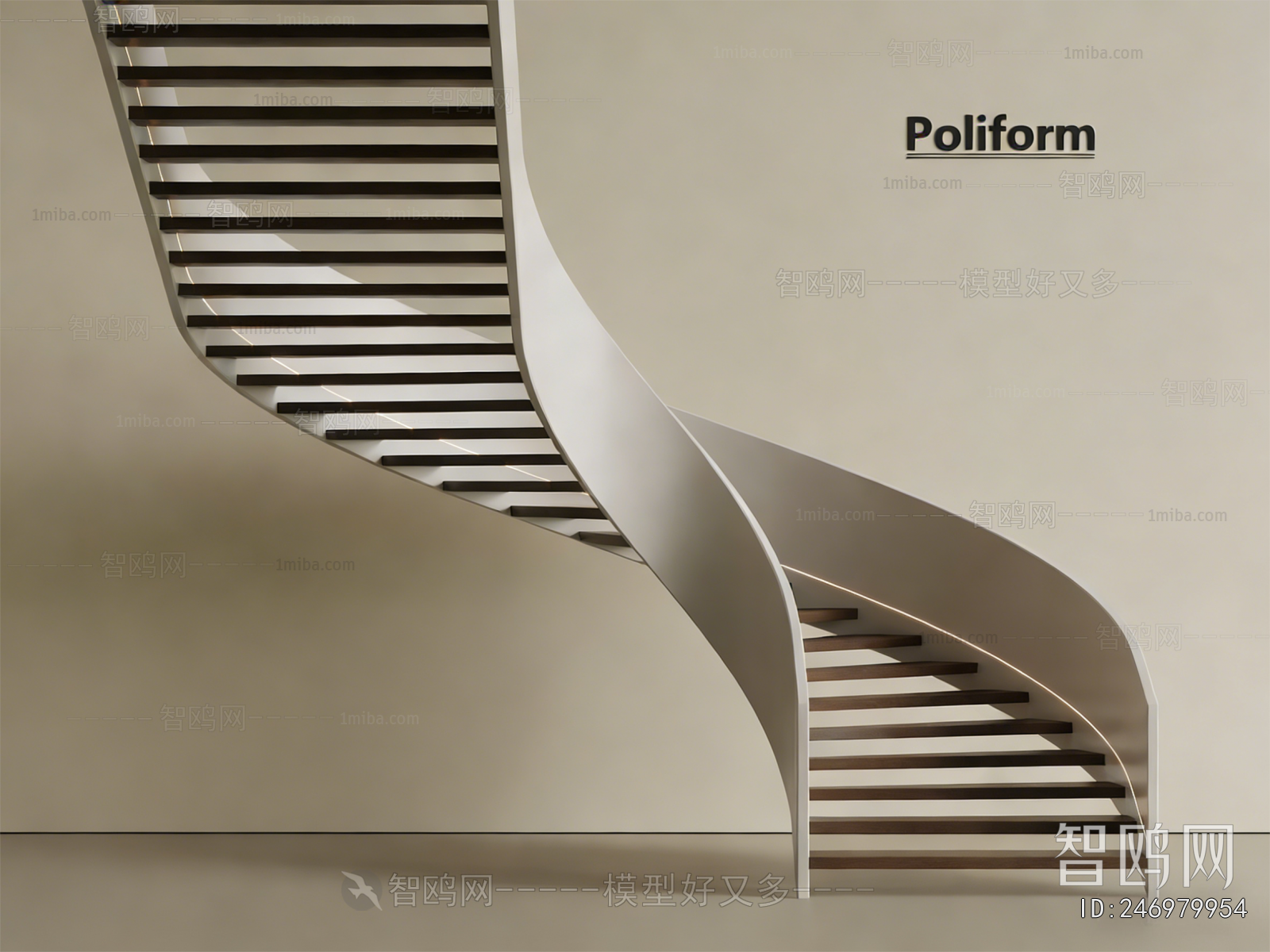 Modern Rotating Staircase