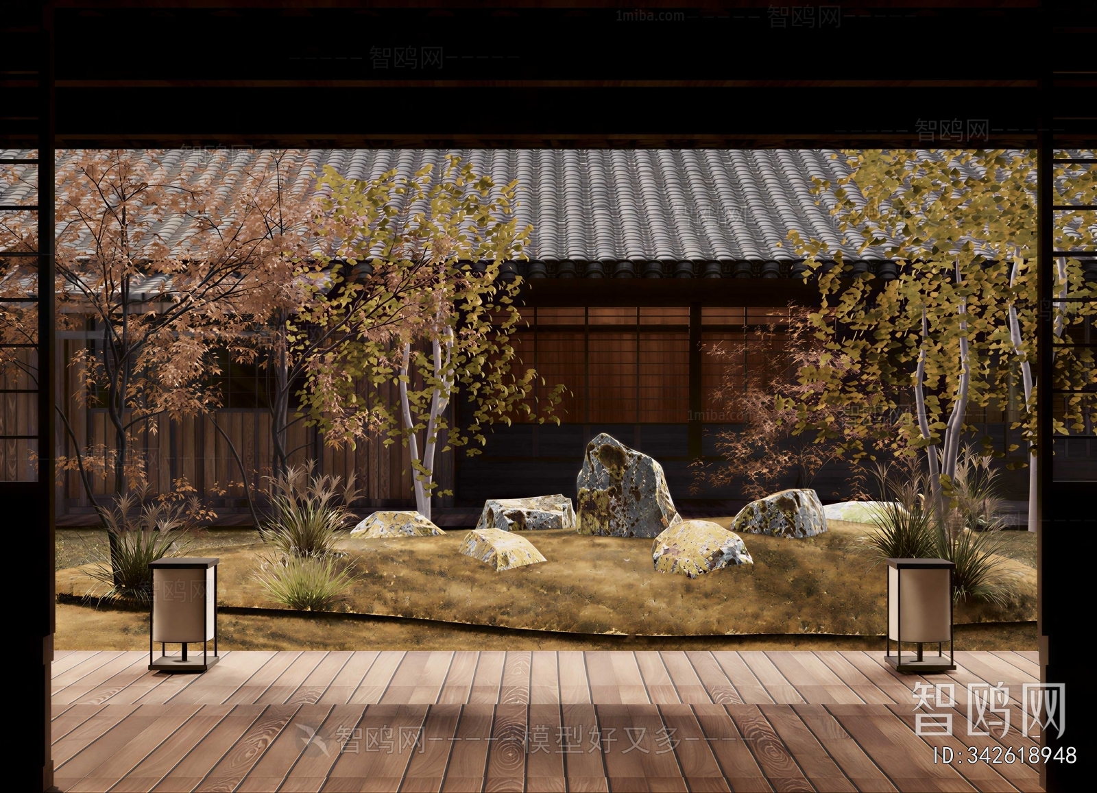 Japanese Style Courtyard/landscape