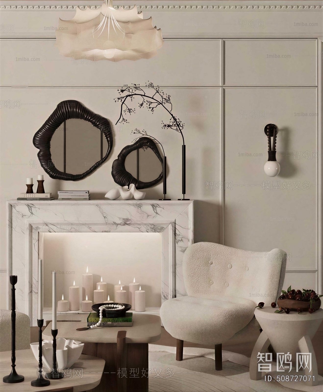 Wabi-sabi Style A Living Room