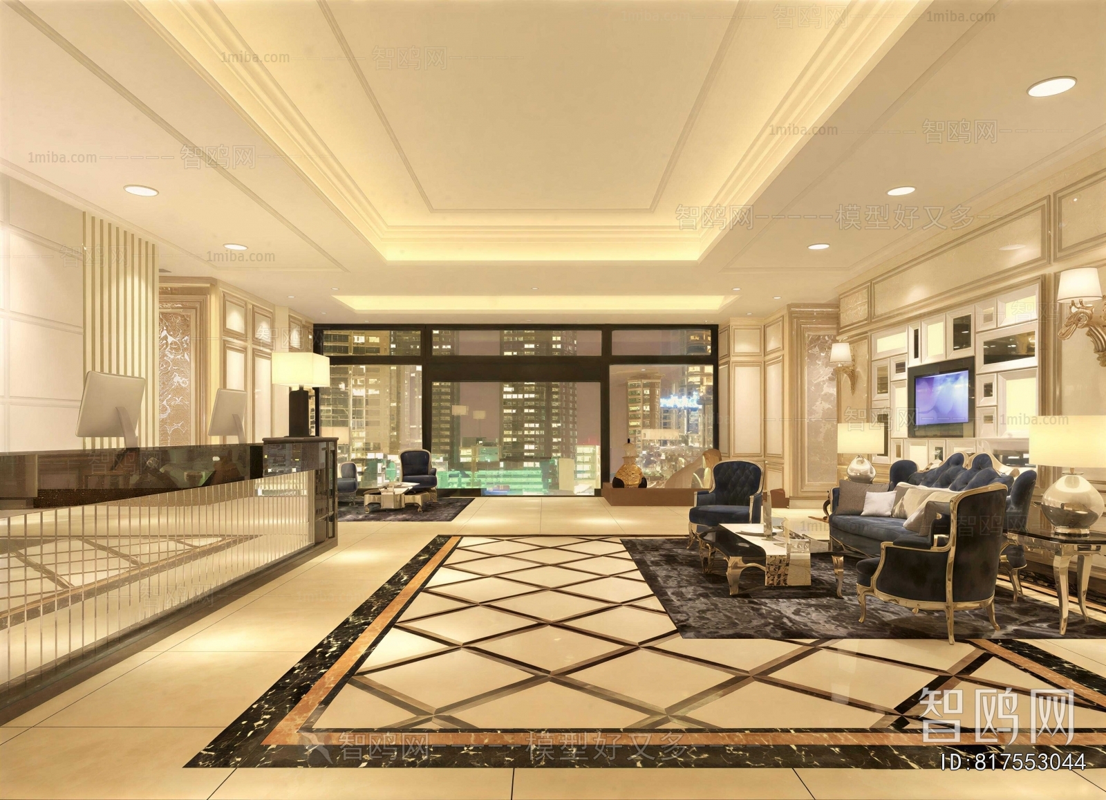 New Classical Style Lobby Hall