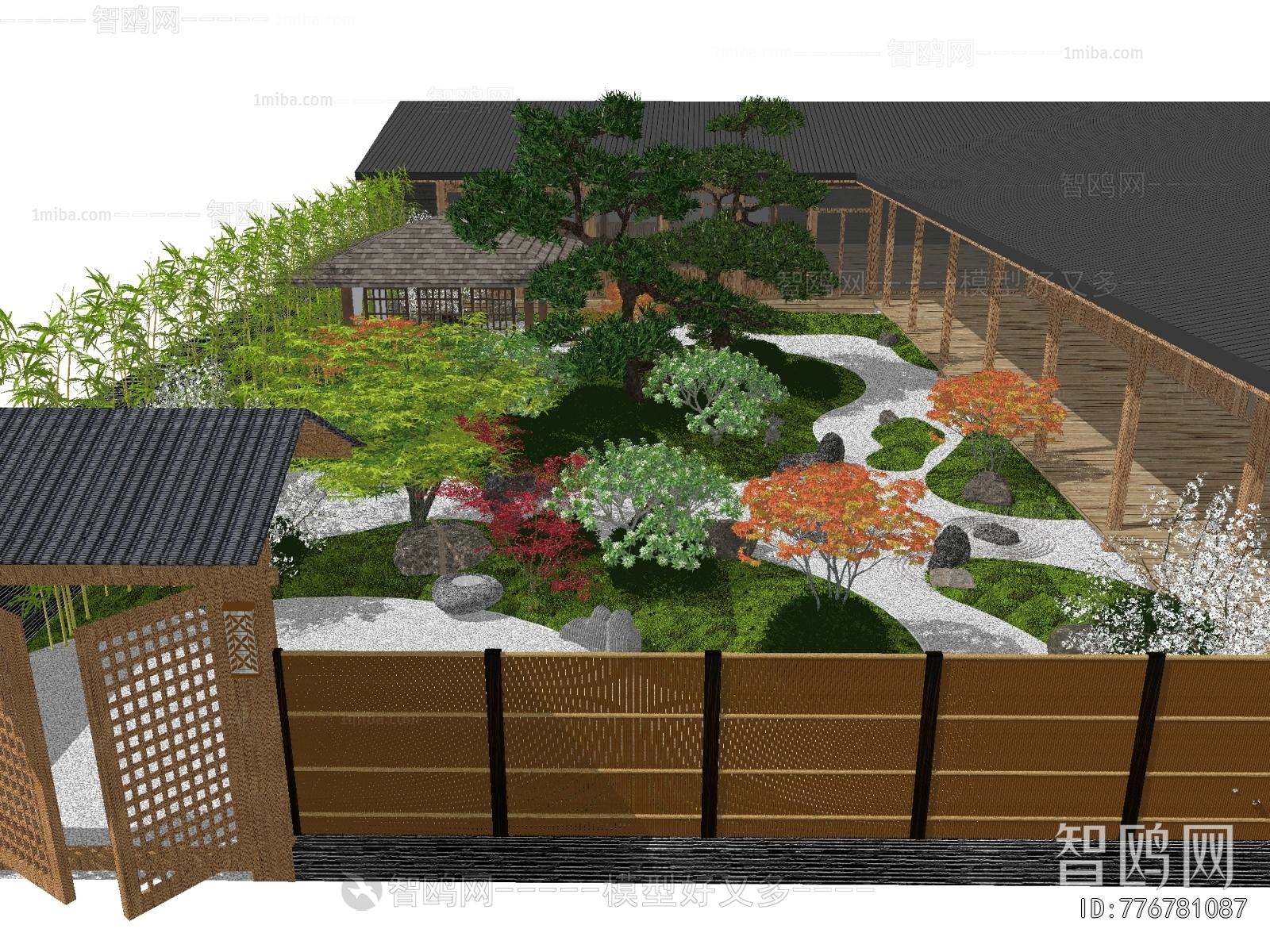 Japanese Style Courtyard/landscape