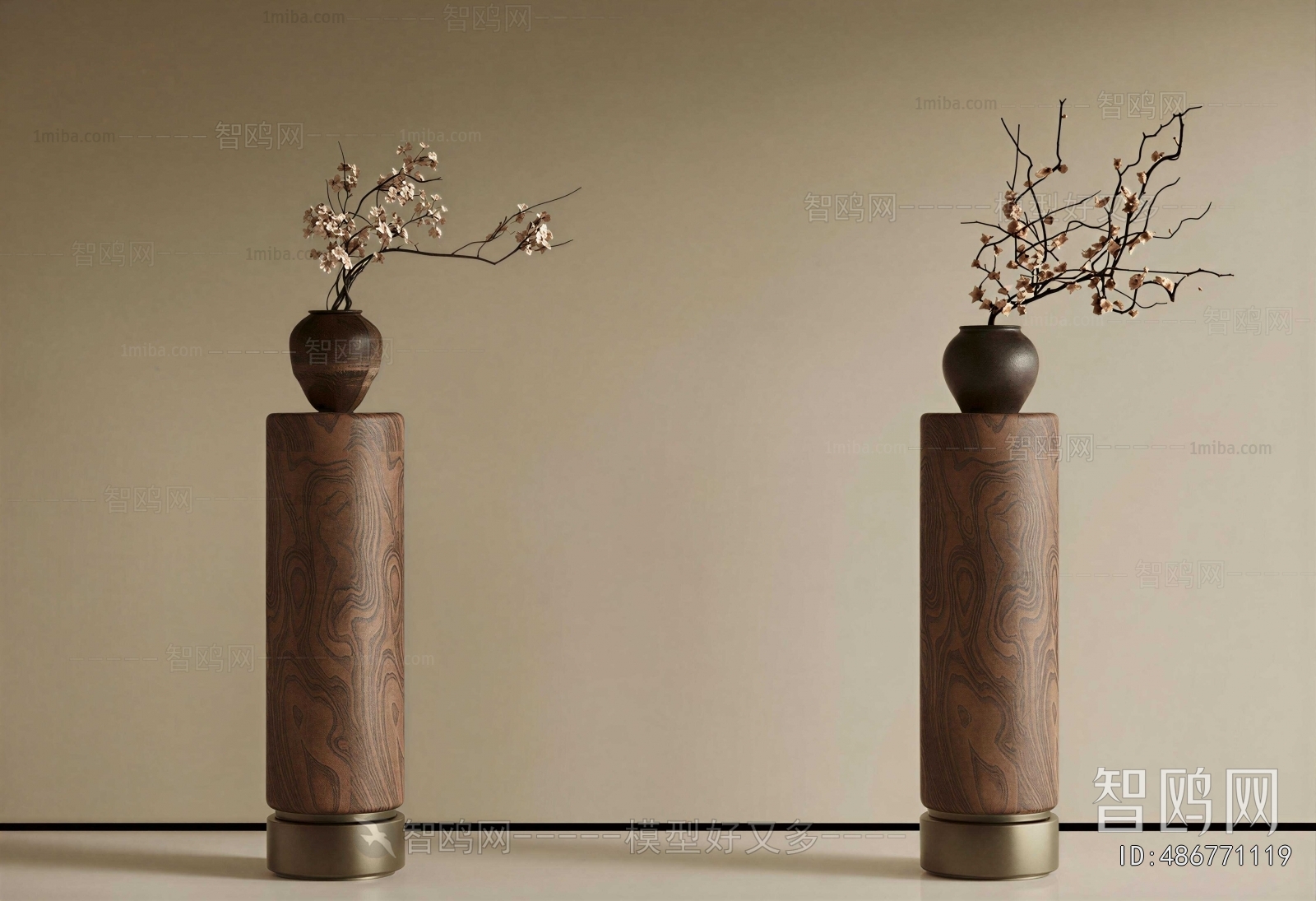 Wabi-sabi Style Dried Branch