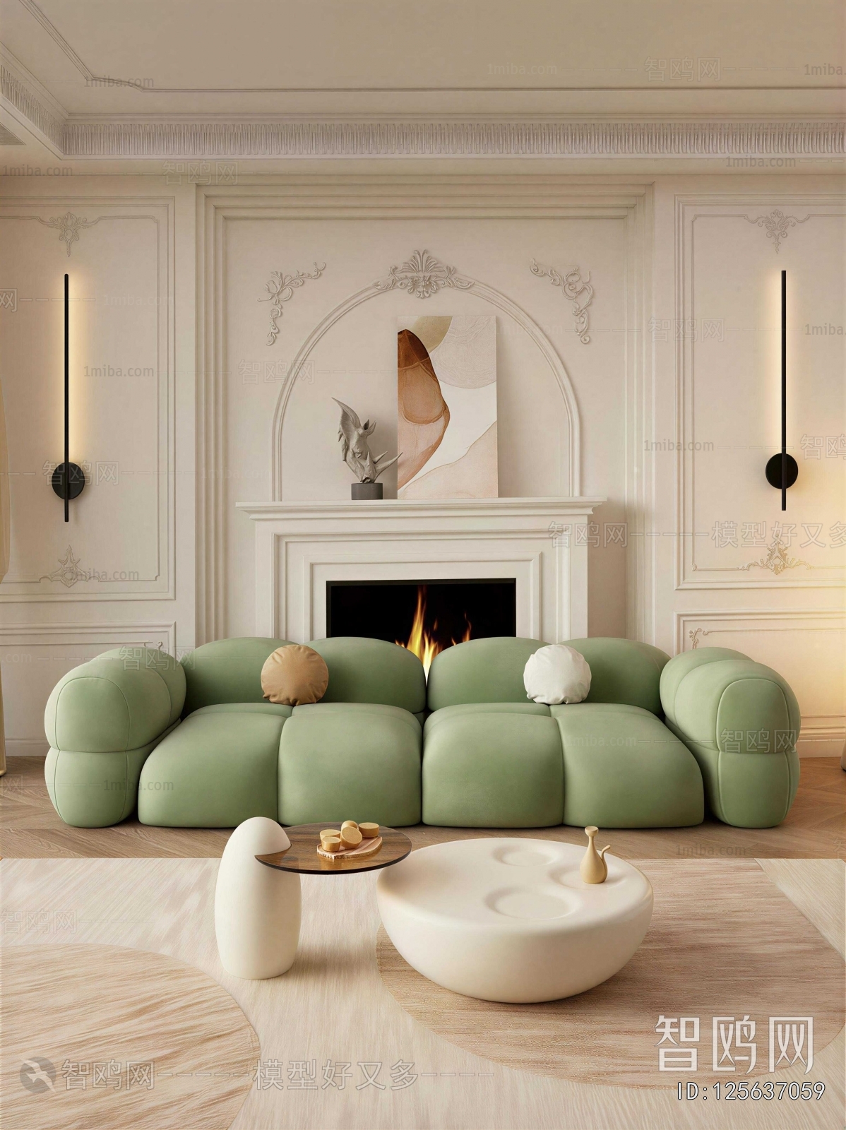 Modern Multi Person Sofa
