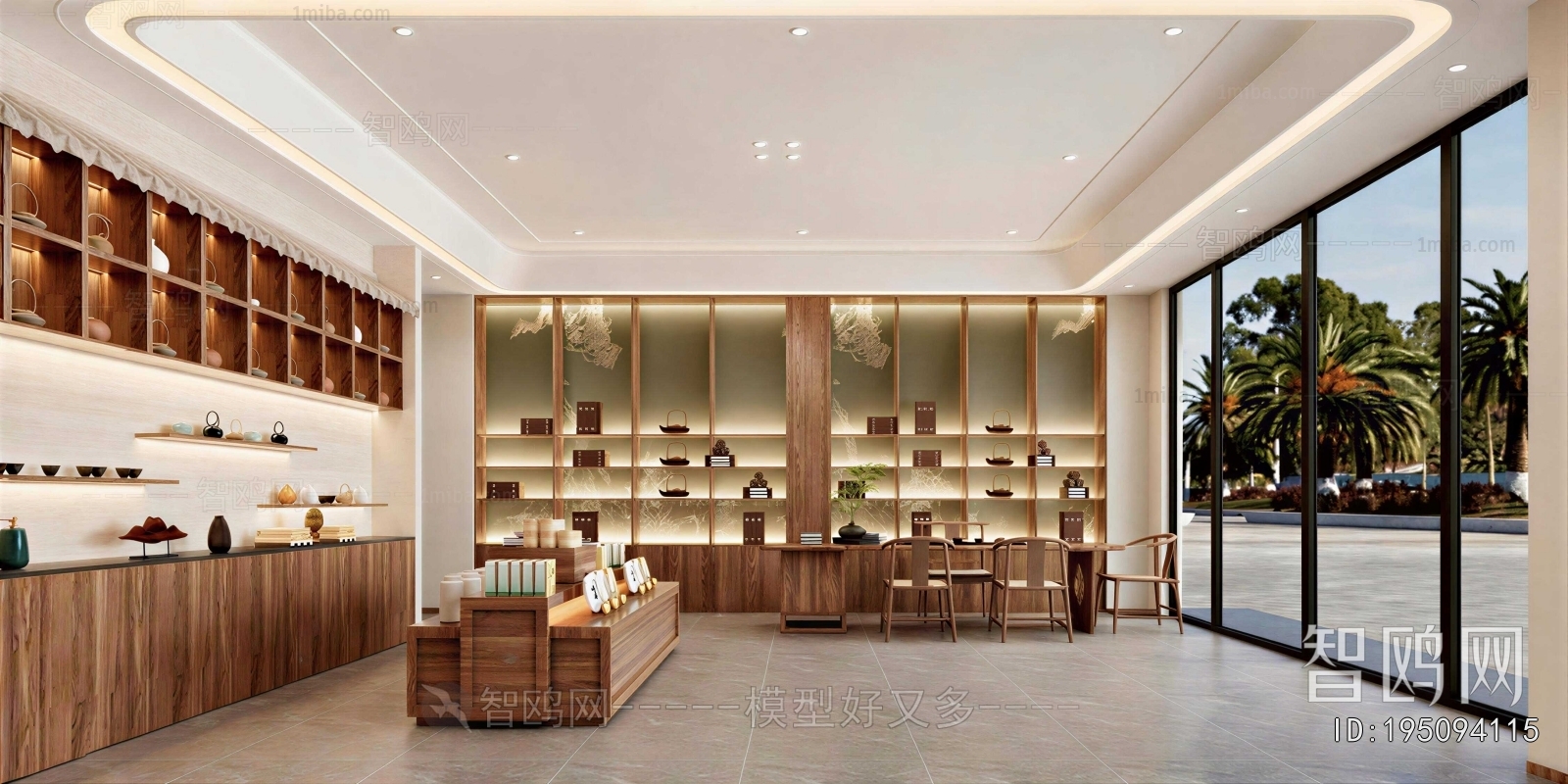 New Chinese Style Tea Shop