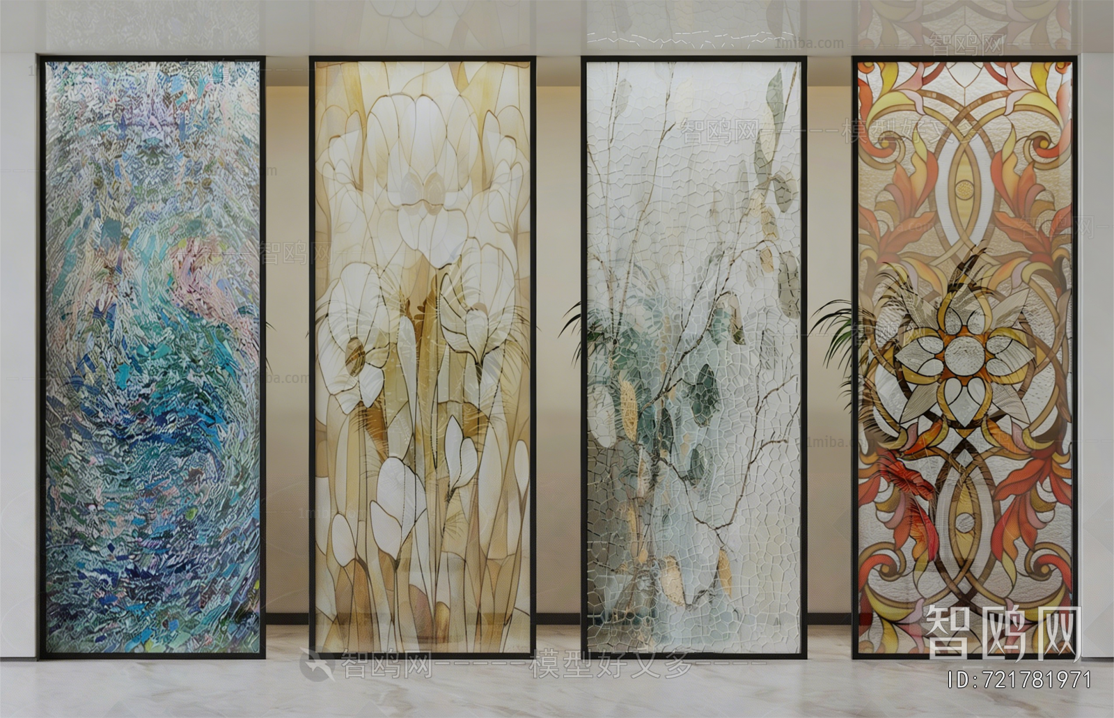 Modern Glass Screen Partition