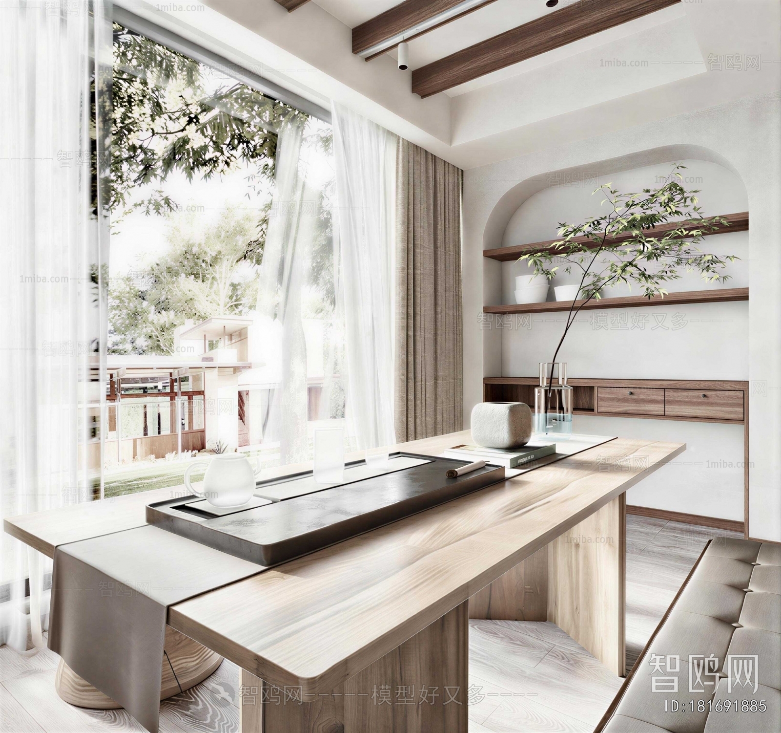 Wabi-sabi Style Tea House
