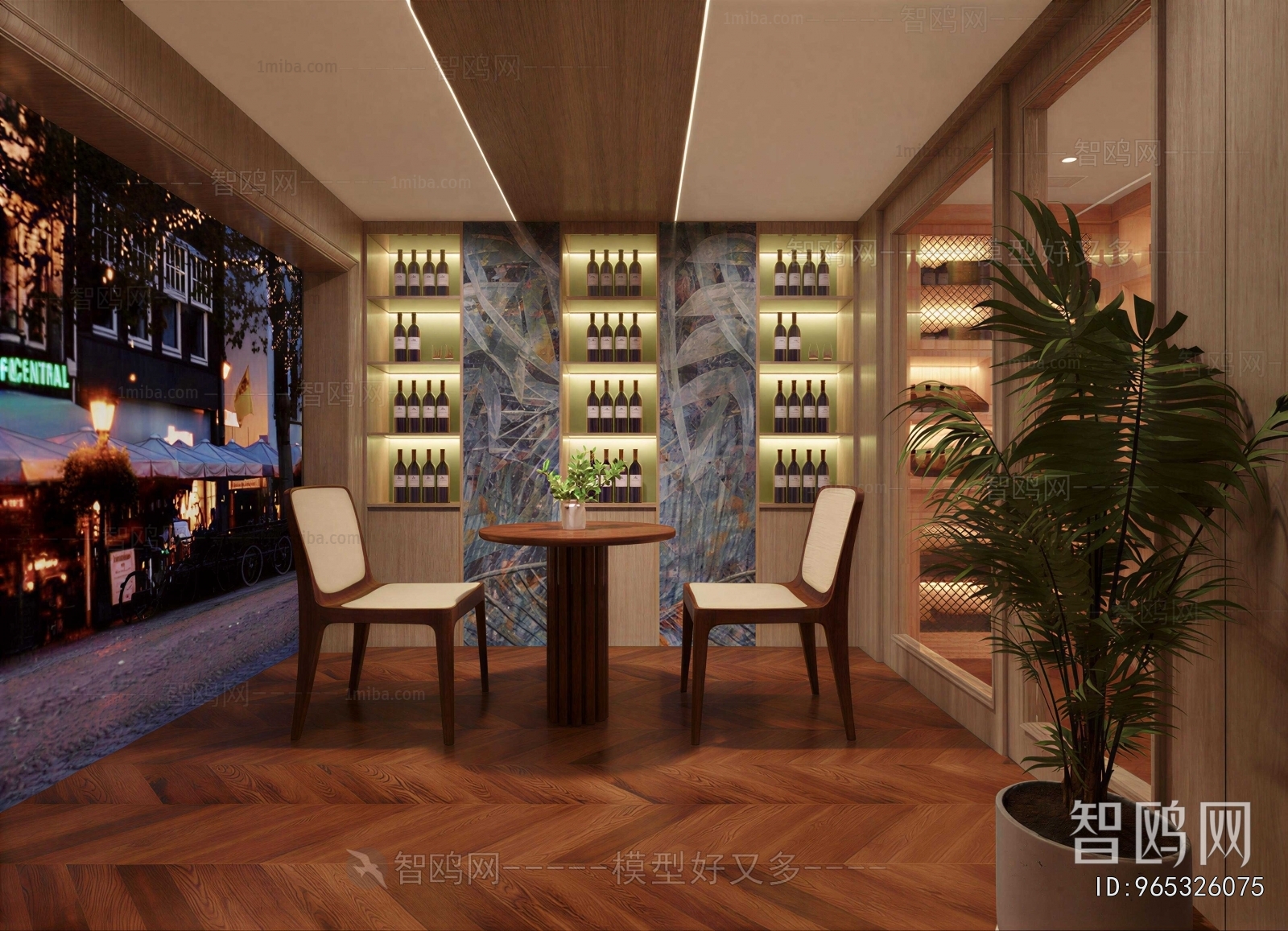 Modern Wine Cellar/Wine Tasting Room