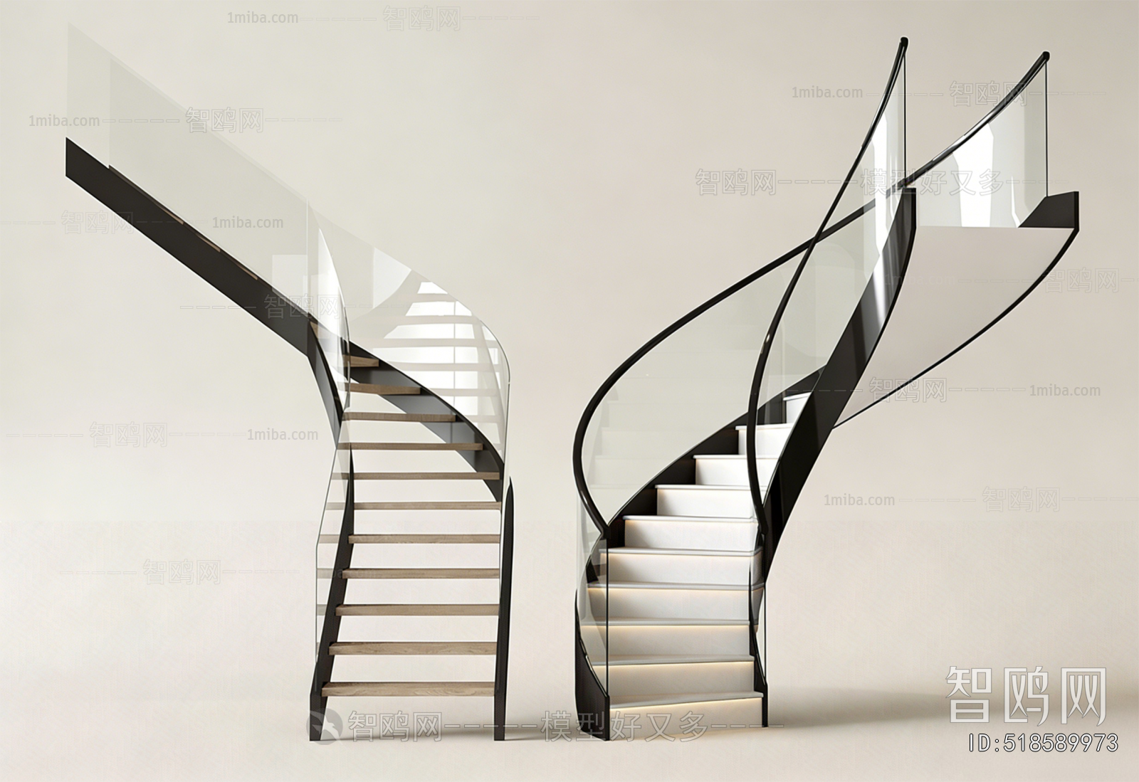 Modern Rotating Staircase