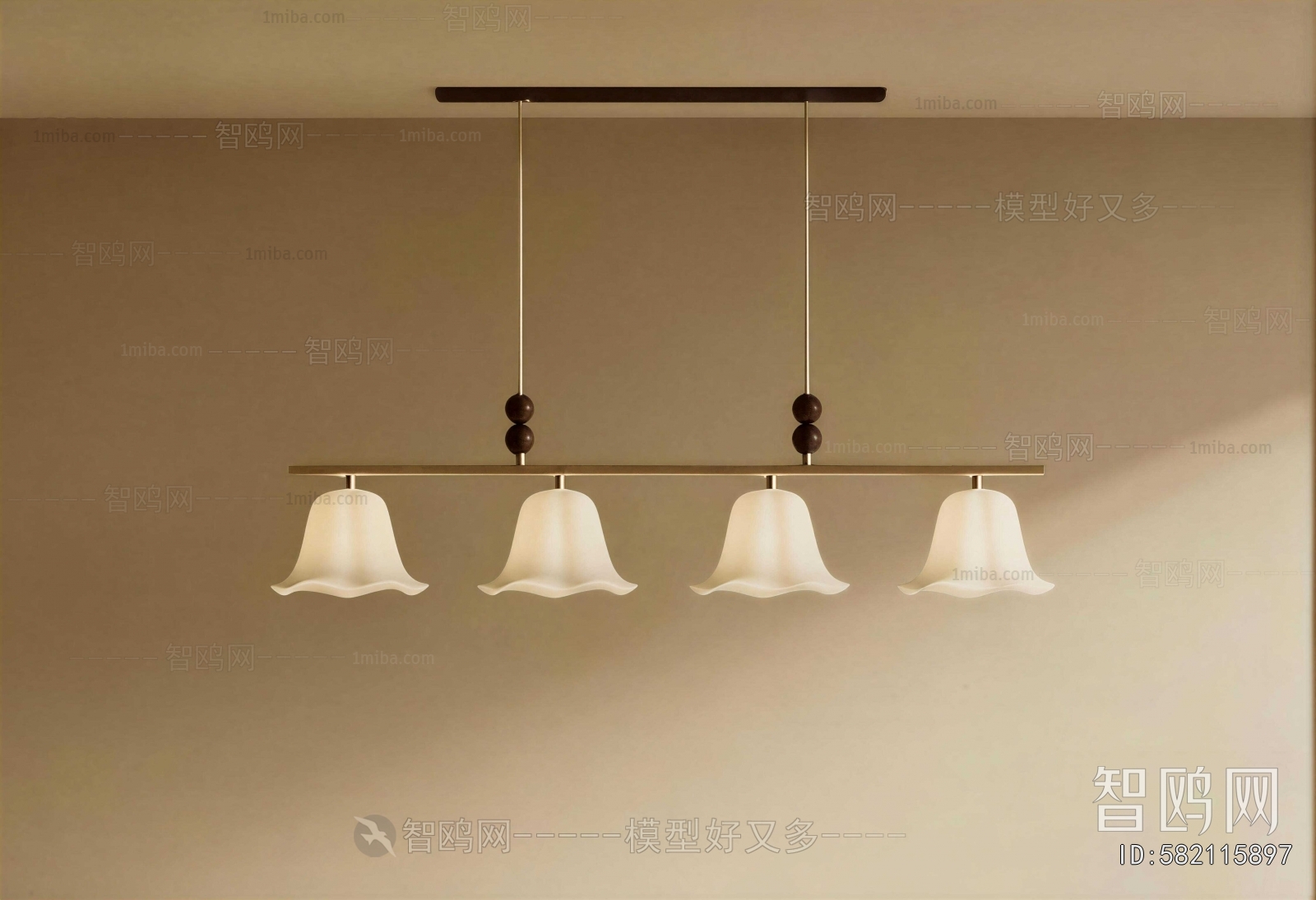 Modern Long Chandelier
