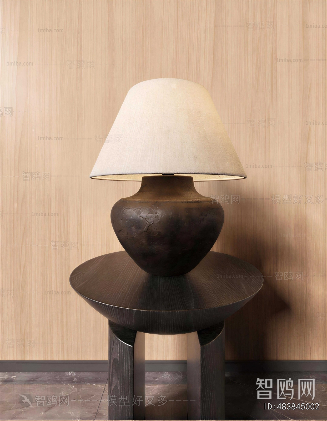 Wabi-sabi Style Table Lamp