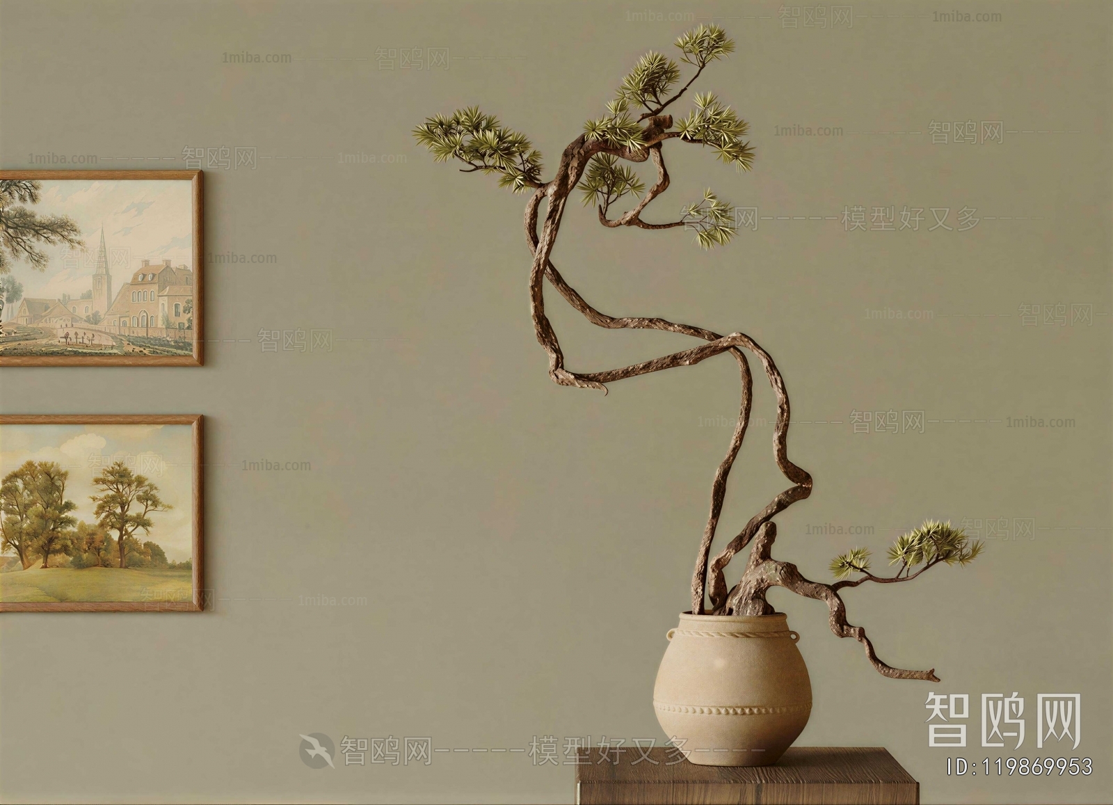 New Chinese Style Bonsai