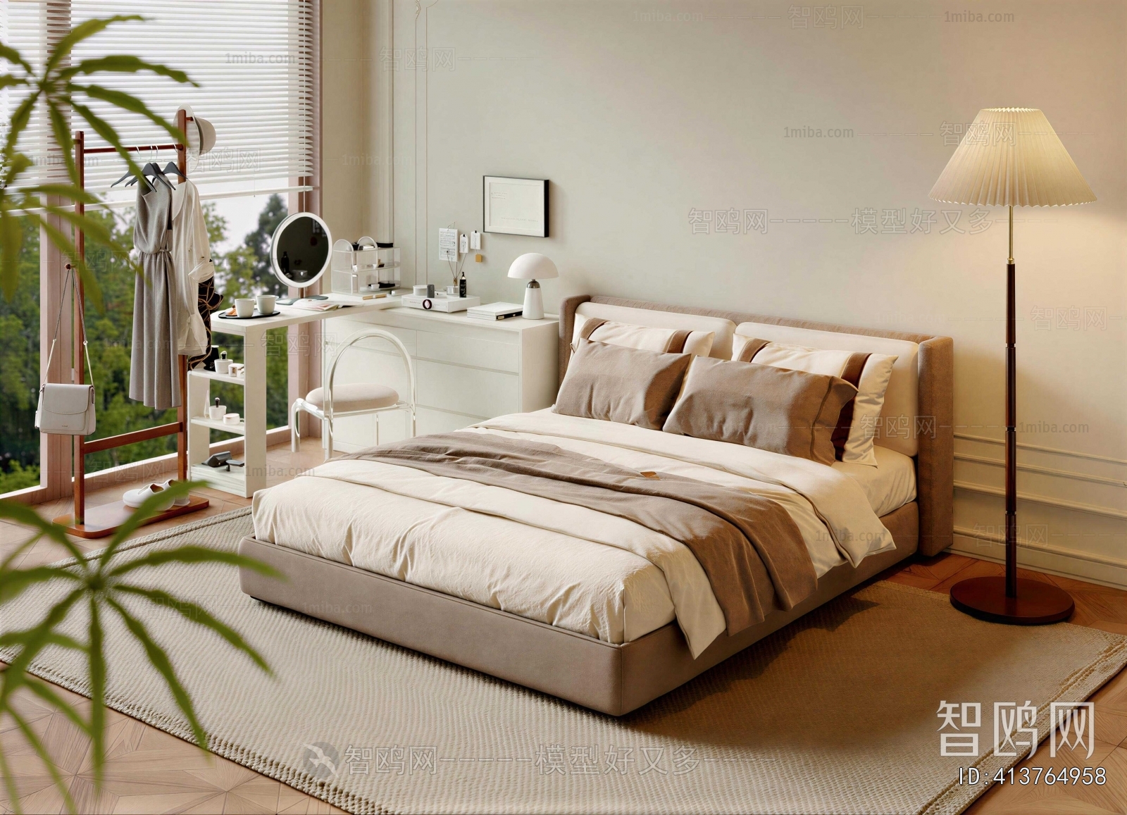 Modern Double Bed