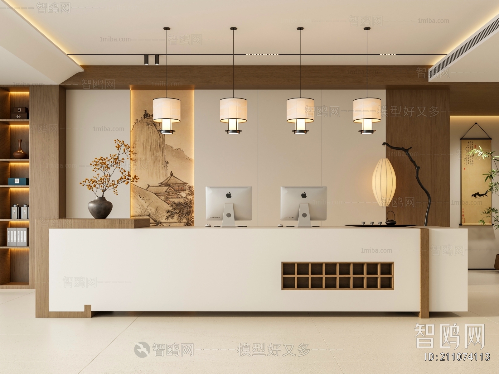 New Chinese Style Lobby Hall