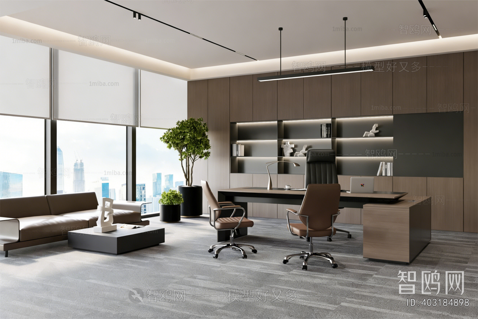 Modern Manager's Office