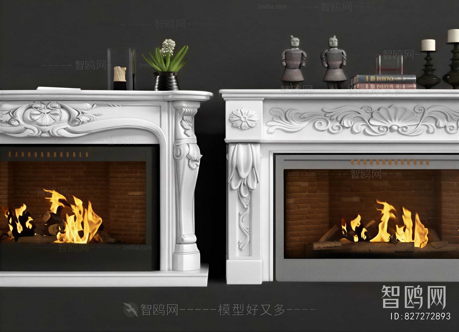 European Style Fireplace