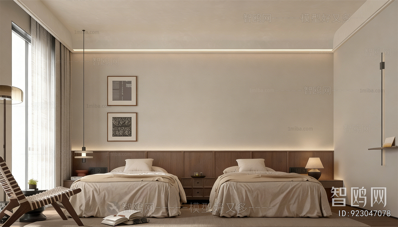Wabi-sabi Style Bedroom