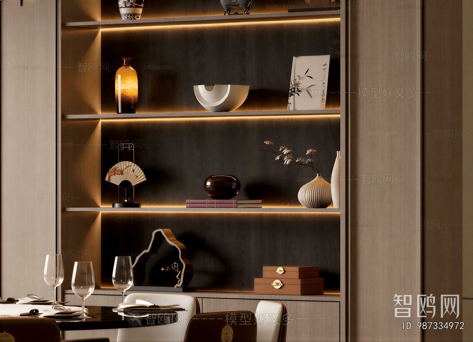 New Chinese Style Decorative Set