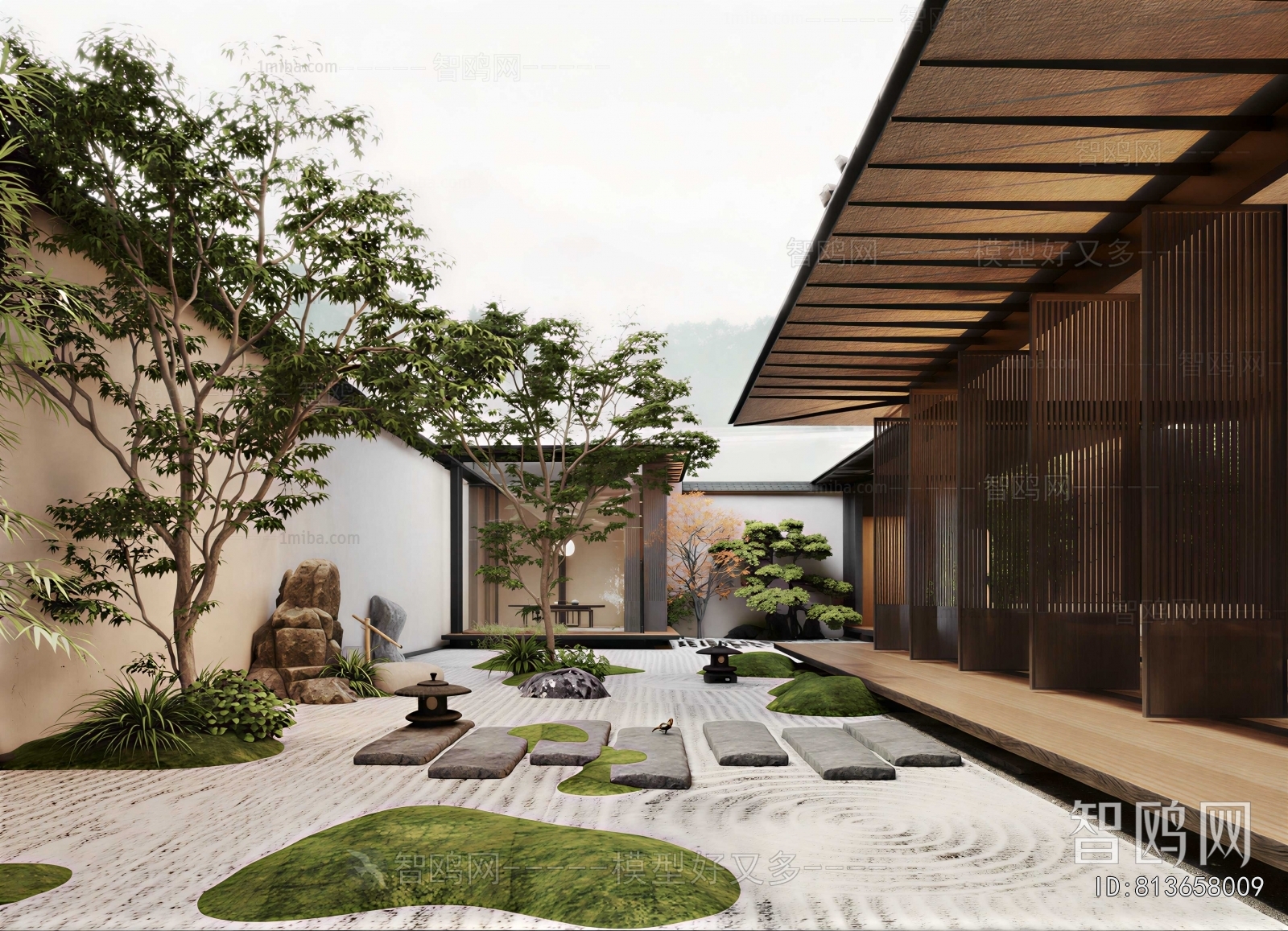 Japanese Style Courtyard/landscape