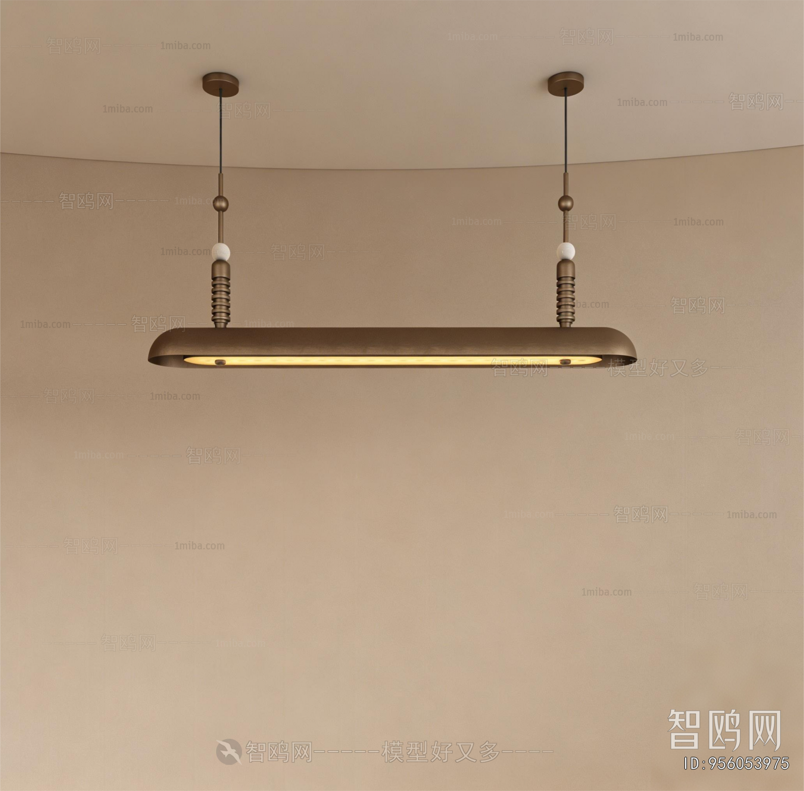 Modern Long Chandelier