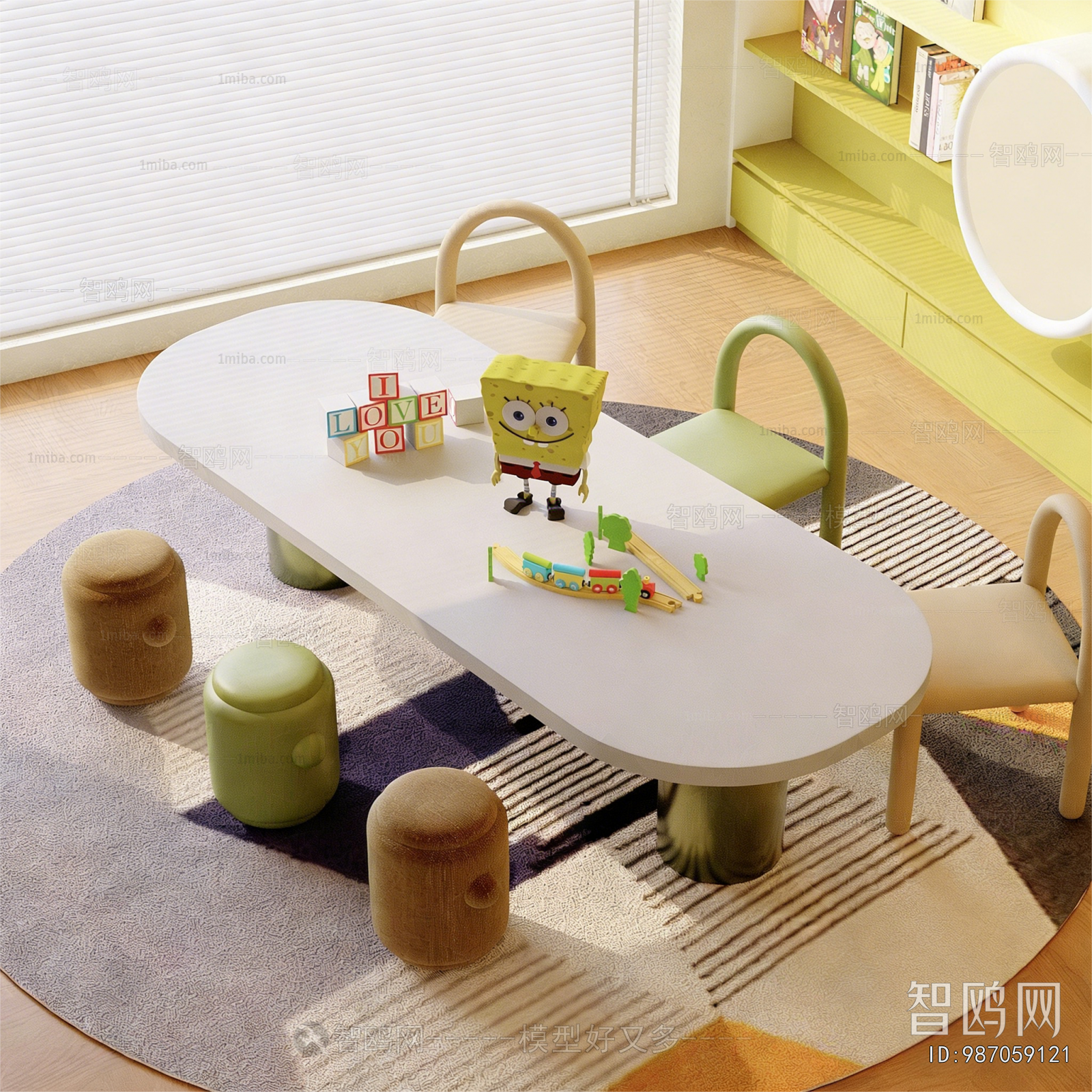 Modern Children's Table/chair