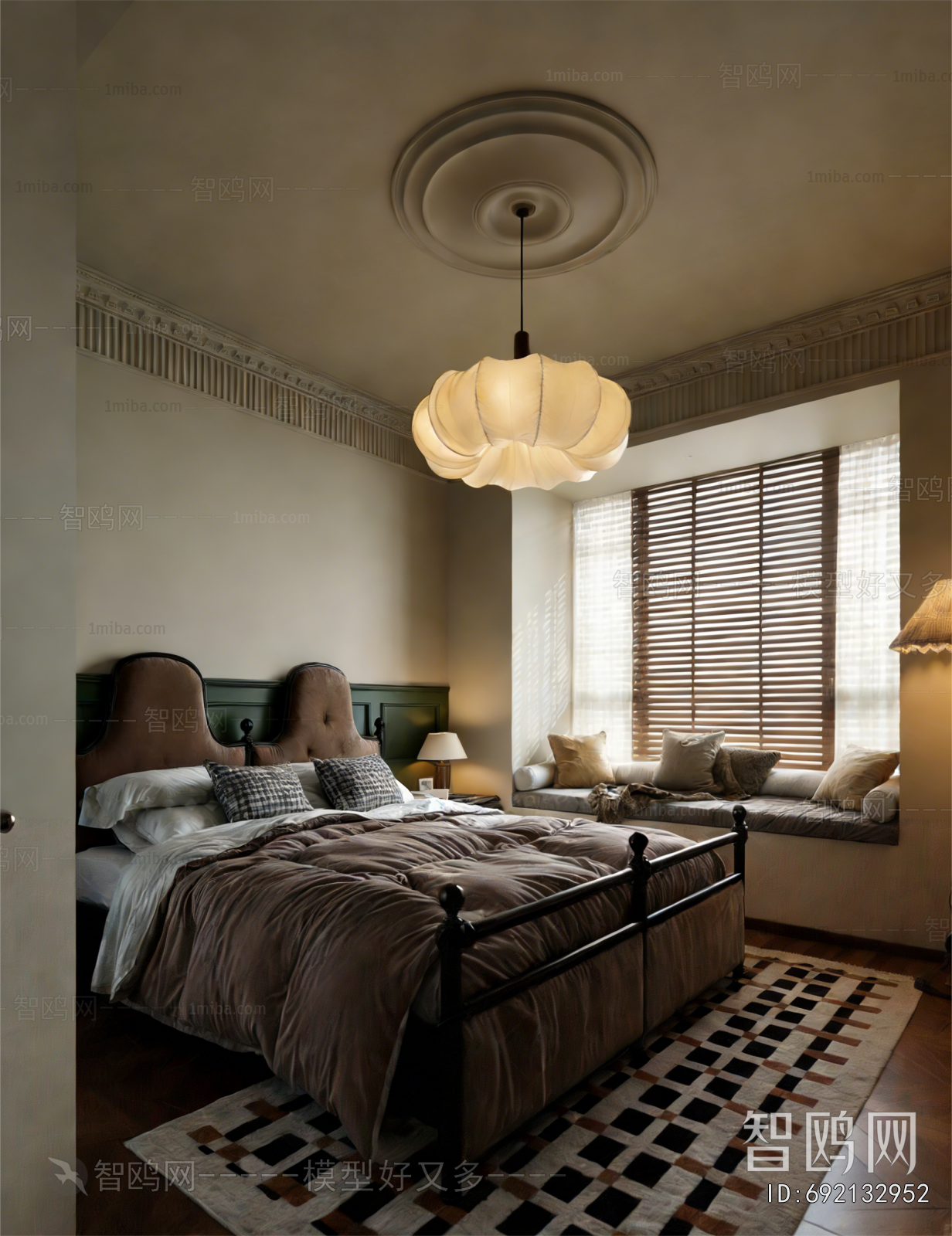 Retro Style Bedroom