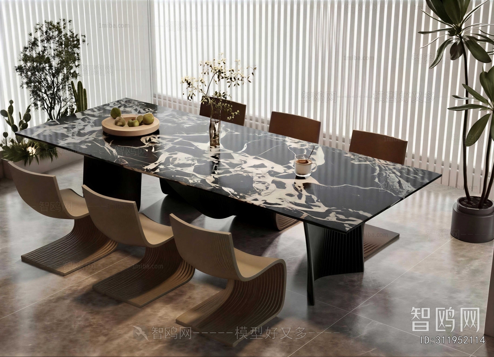 Modern Dining Table And Chairs