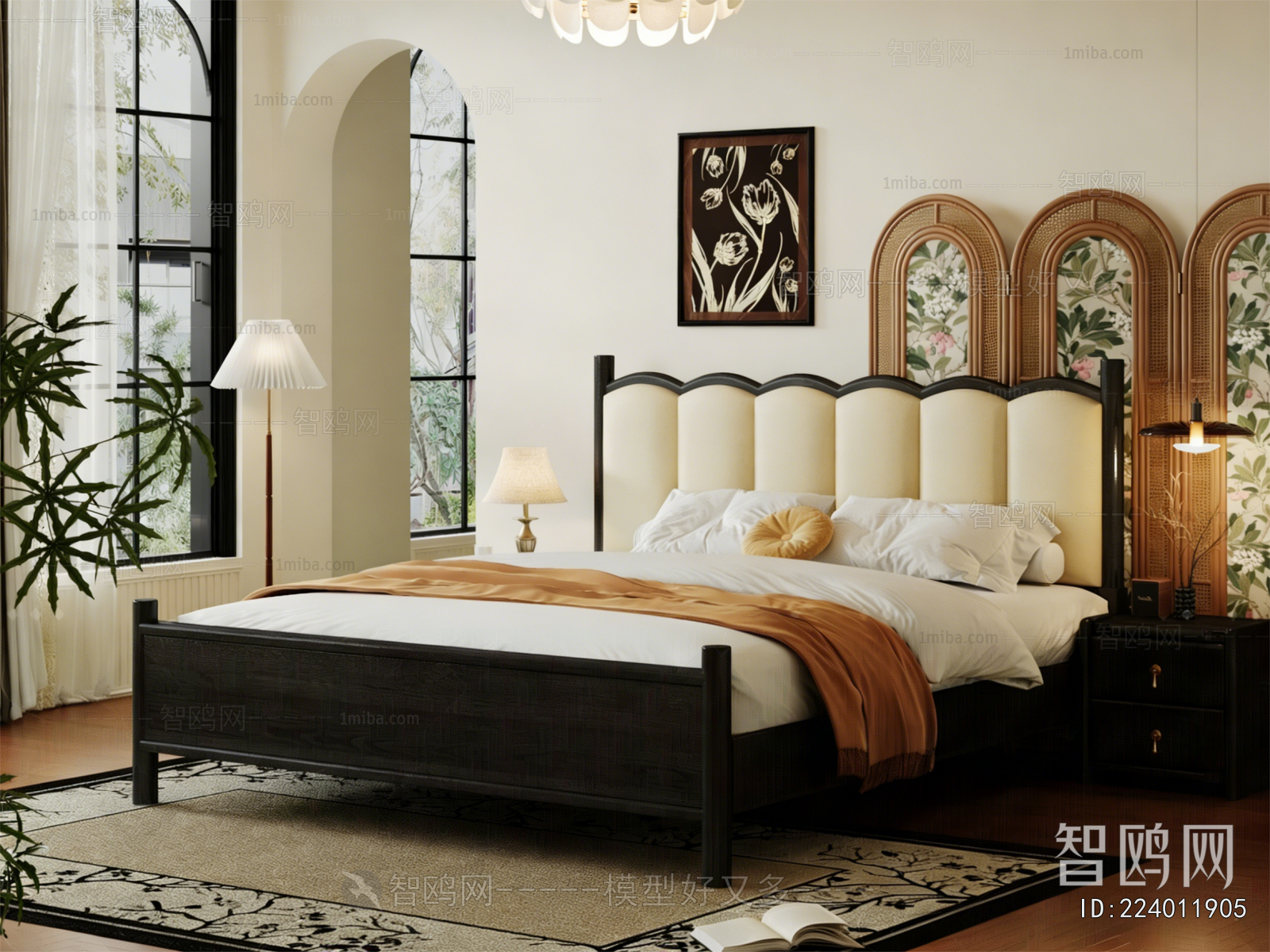 French Style Double Bed
